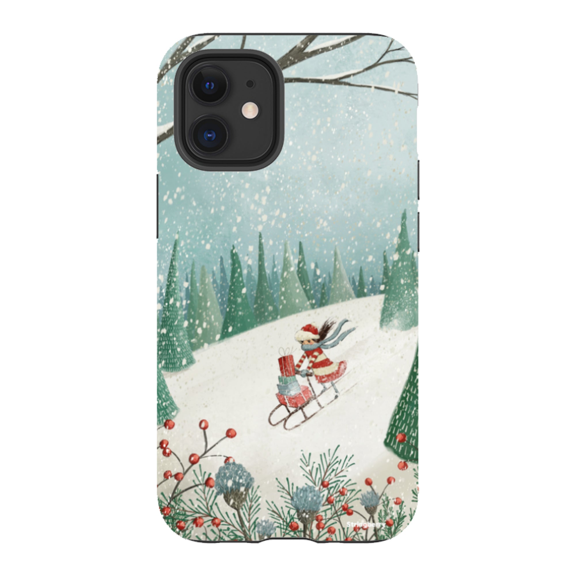 iPhone Tough Case - Sleigh Delivery By Maja Lindberg