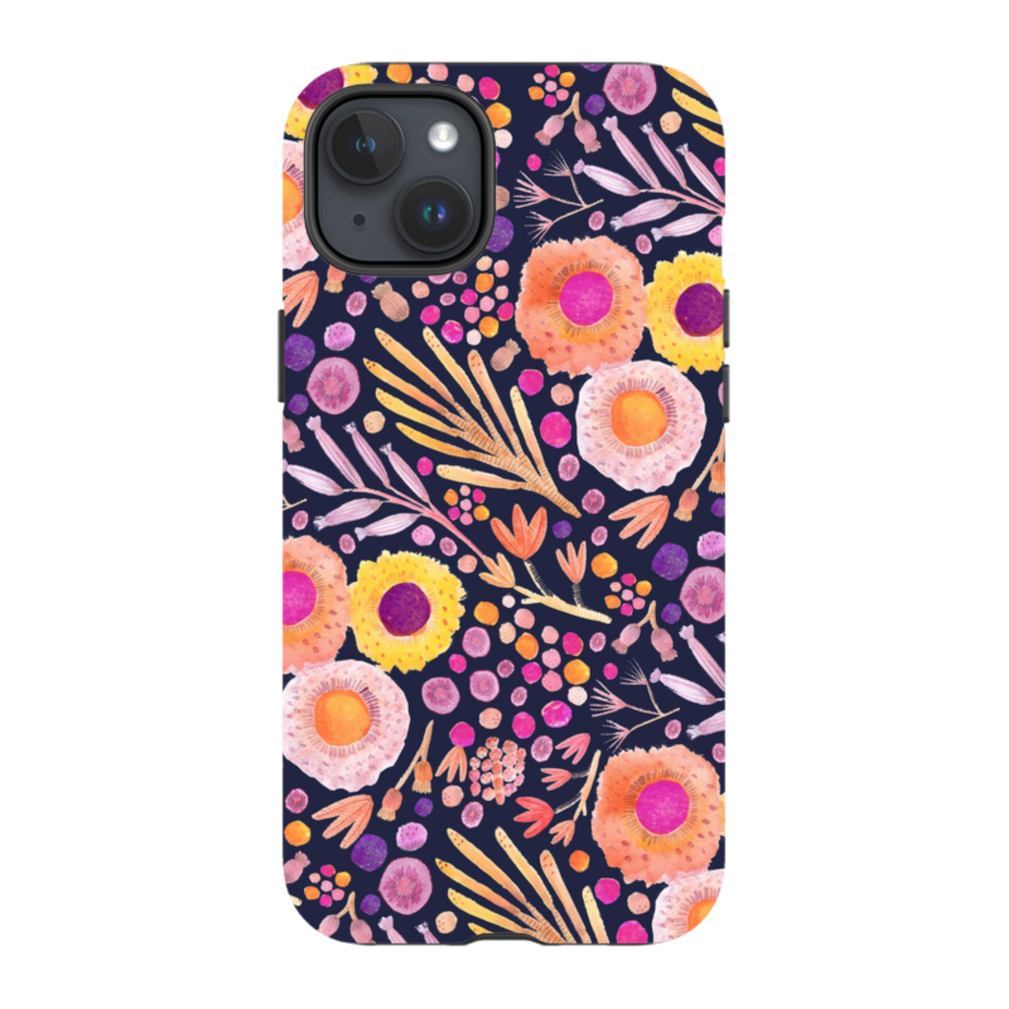 iPhone Tough Case - Floral Passion By Gabriela Larios