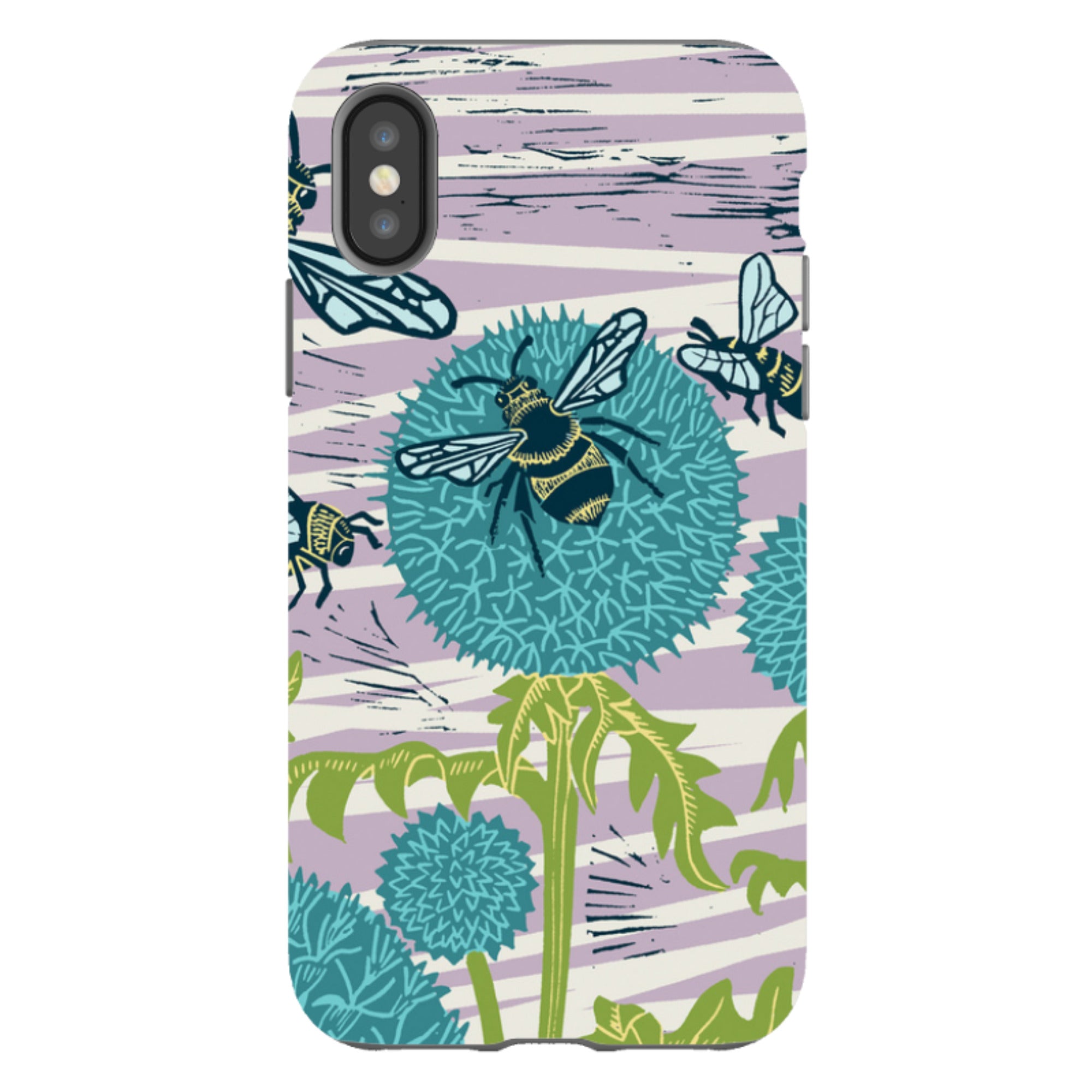 iPhone Tough Case - Pollinating Bees By Kate Heiss