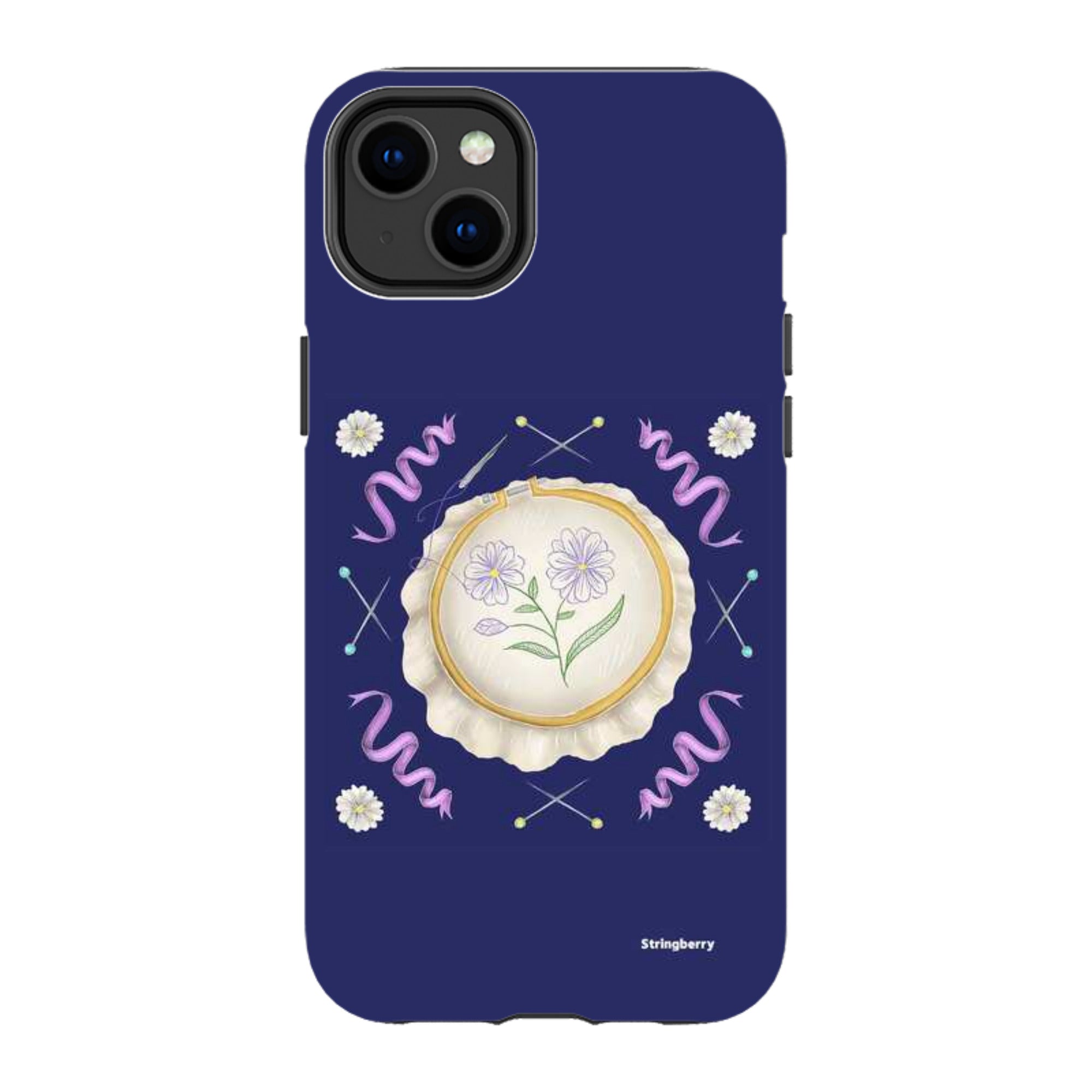 iPhone MagSafe Tough Case -  Daisy Needlework By Catherine Rowe