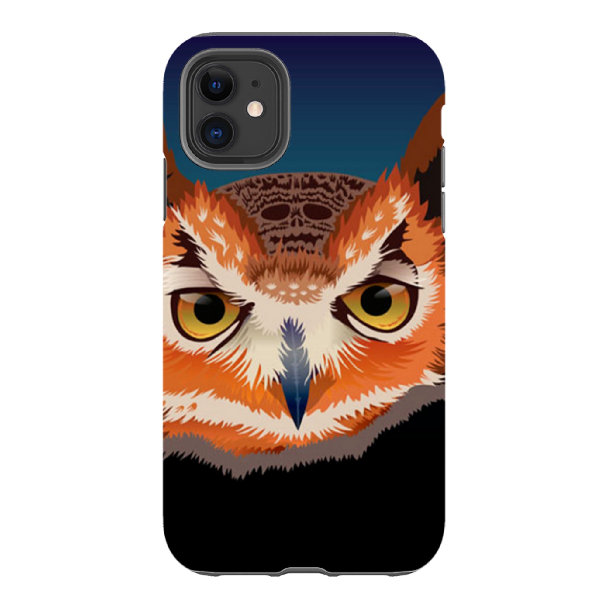 iPhone Tough Case - Owl By Mia Underwood