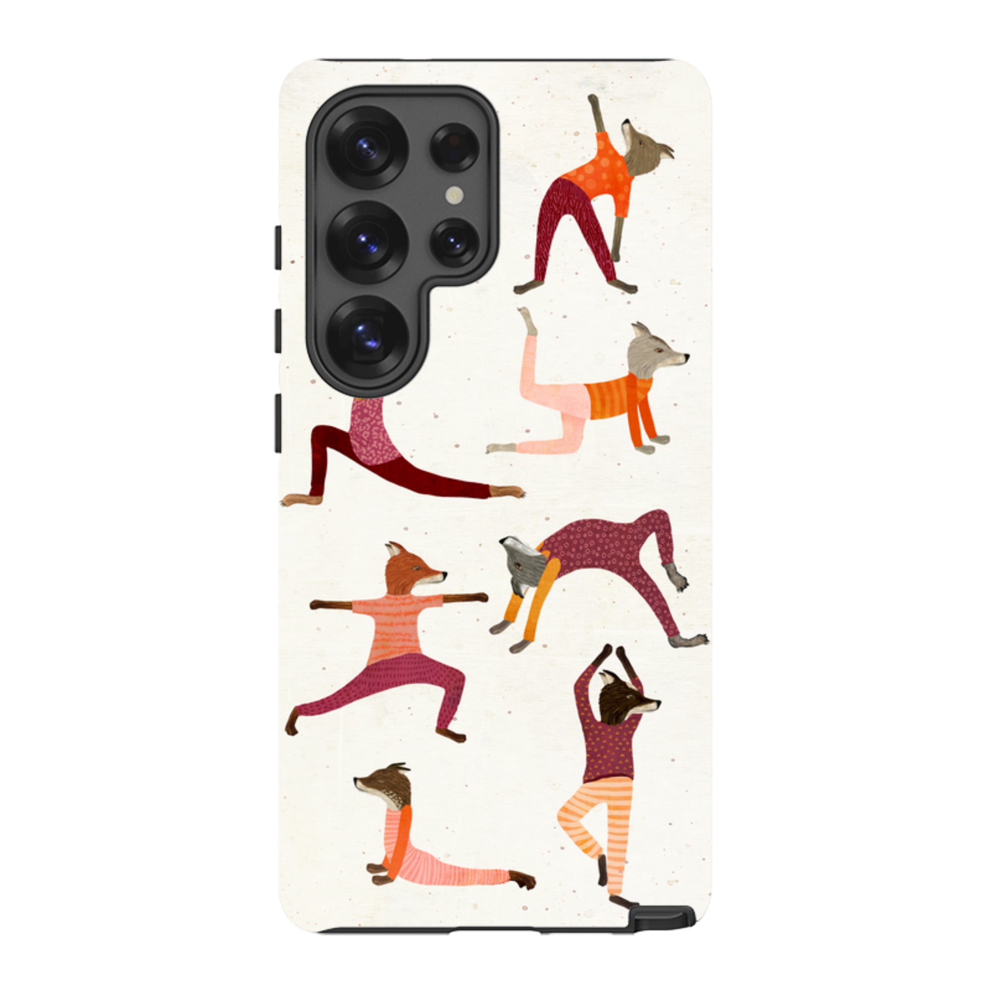 Samsung Tough Case - Fox Yoga By Katherine Quinn