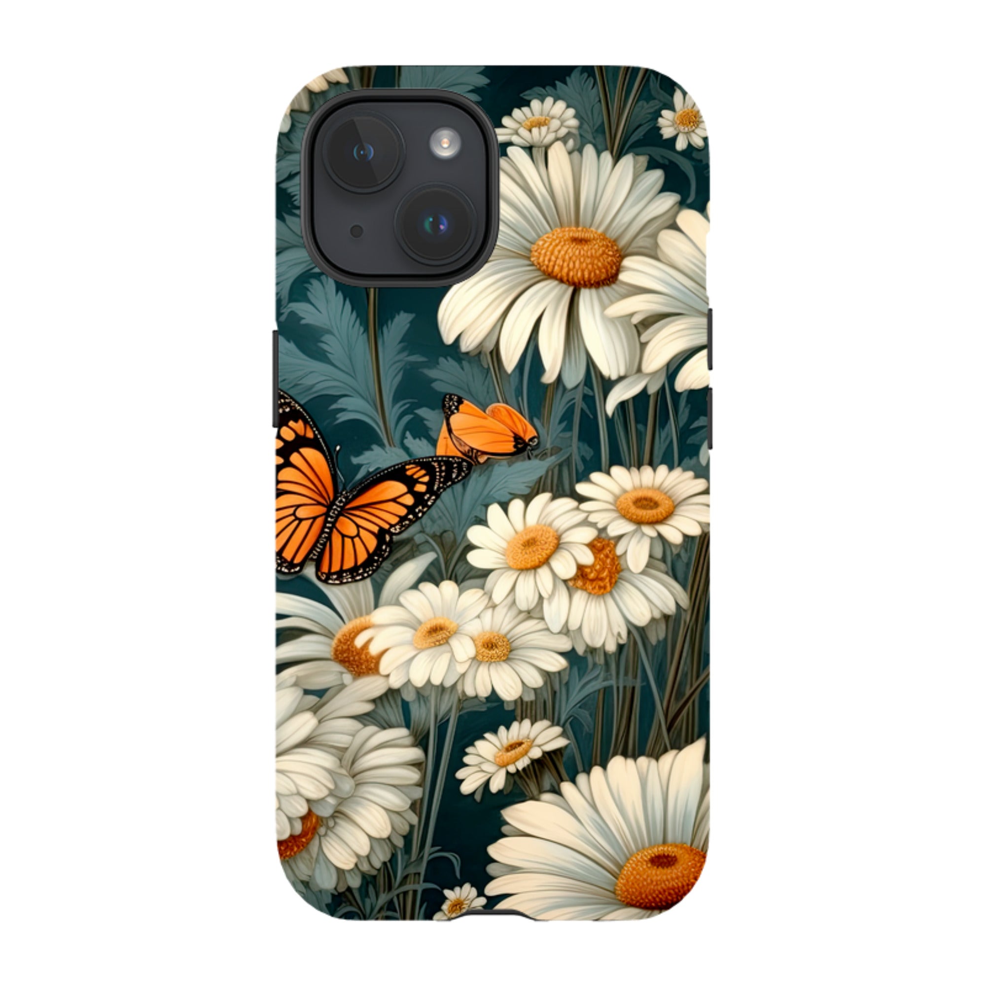 iPhone Case - Butterfly Daisies II