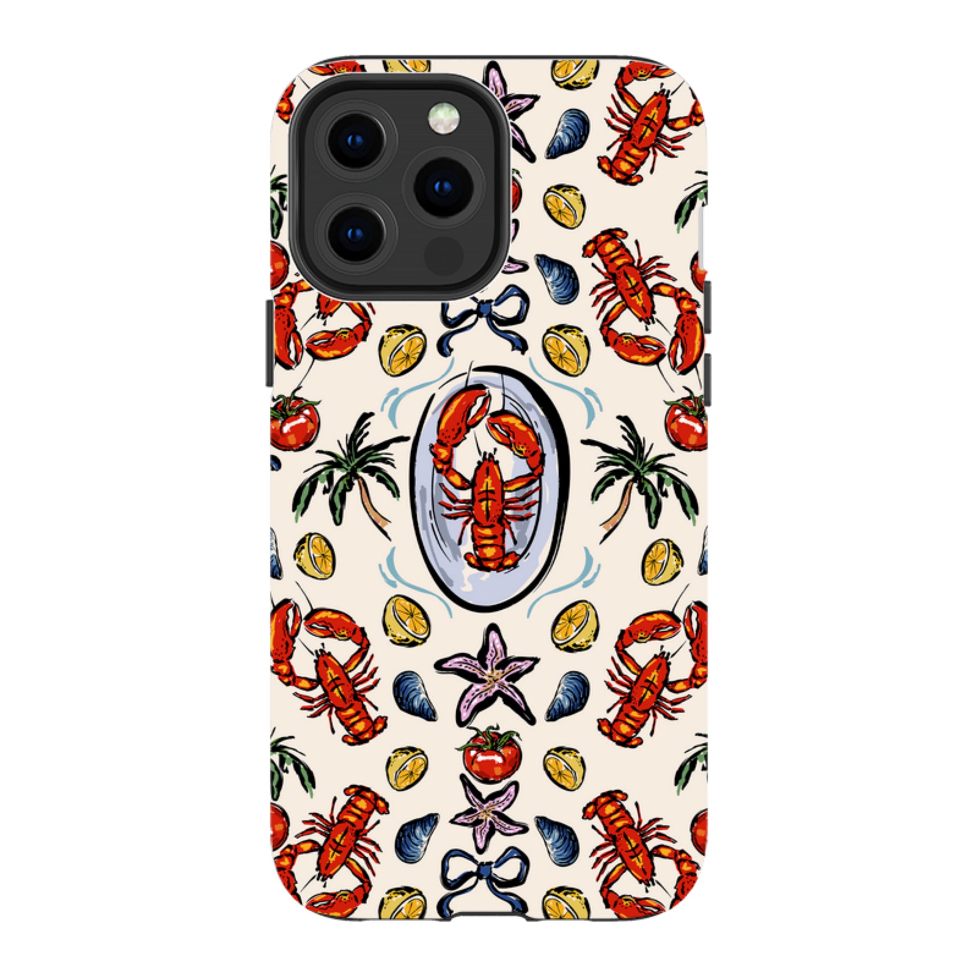 iPhone MagSafe Tough Case - Seafood and Palm Trees