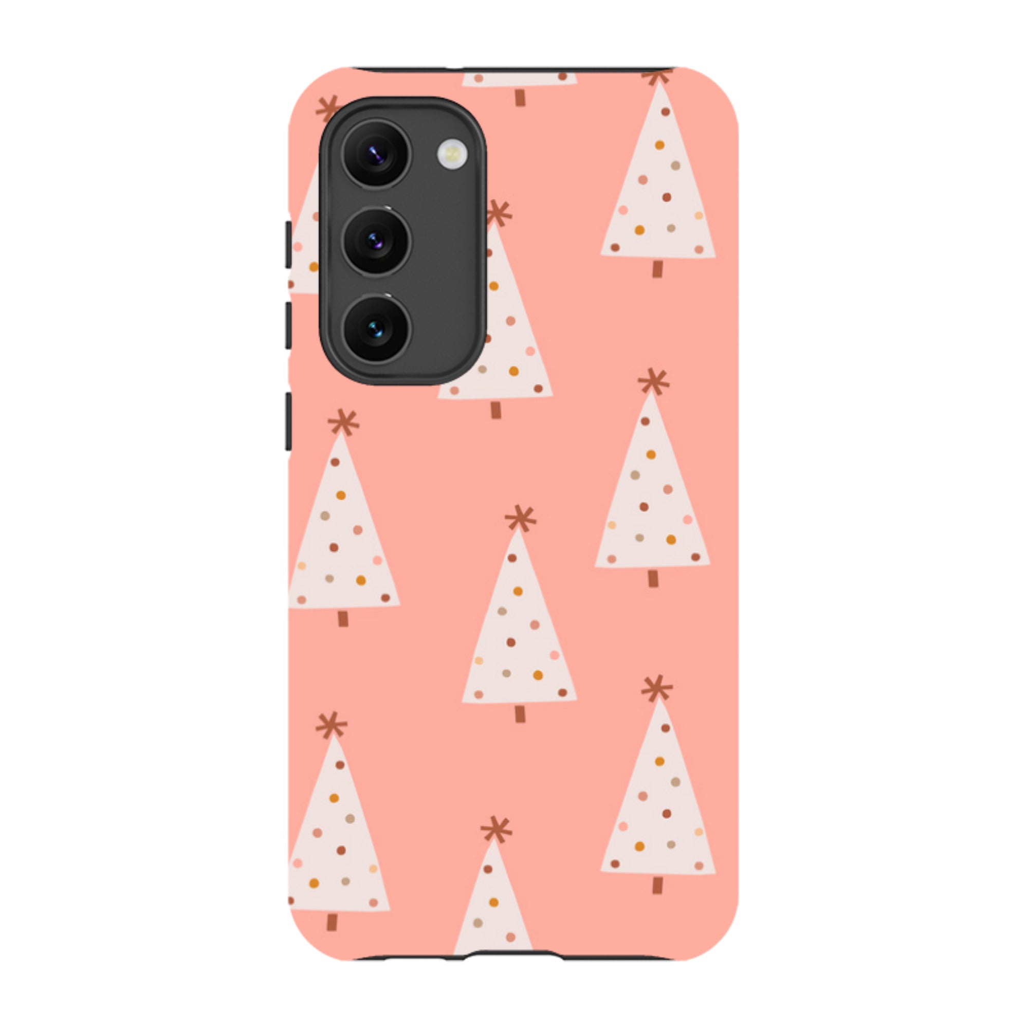 Samsung Tough Case - Pink Xmas Trees