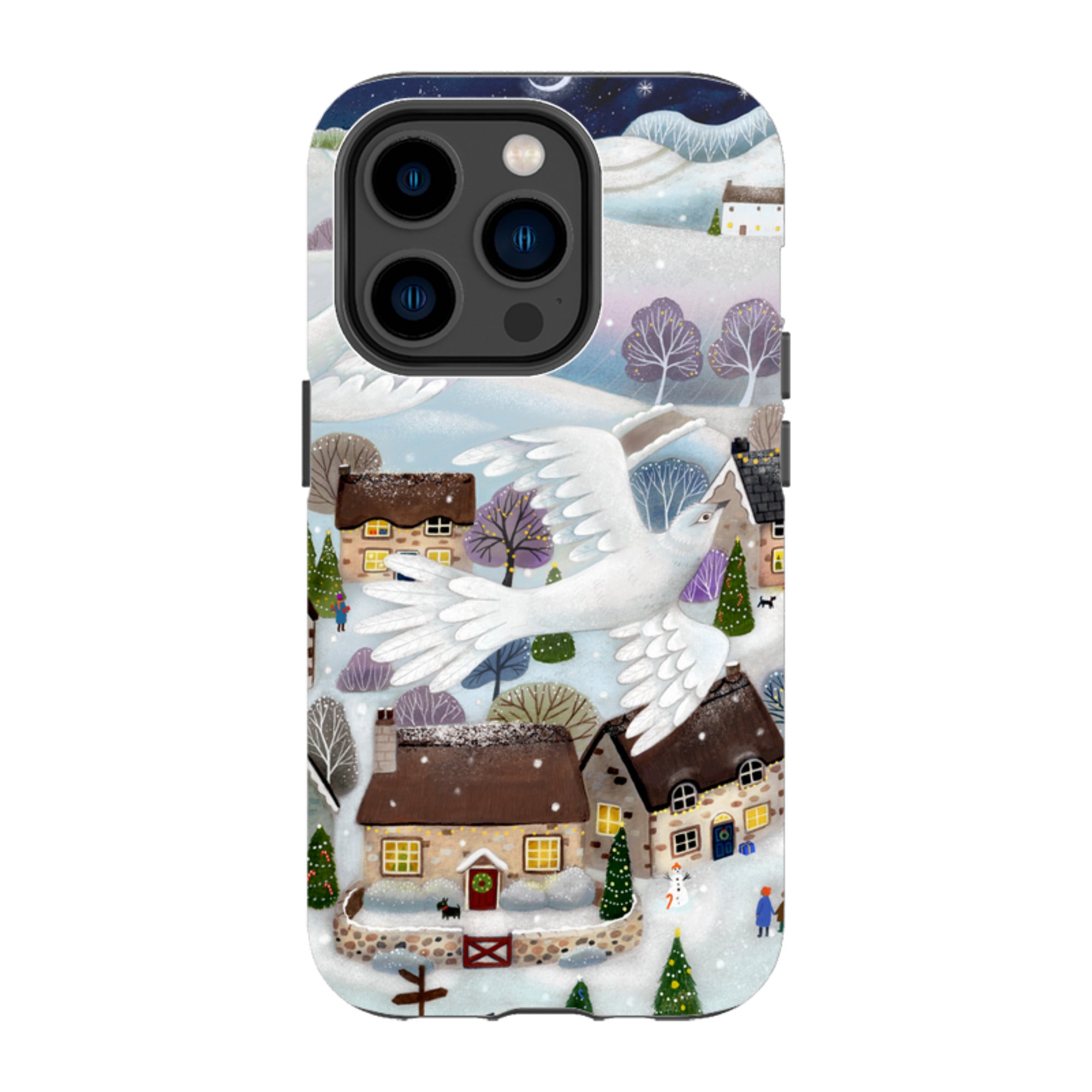 iPhone Tough Case - Advent Doves By Bex Parkin