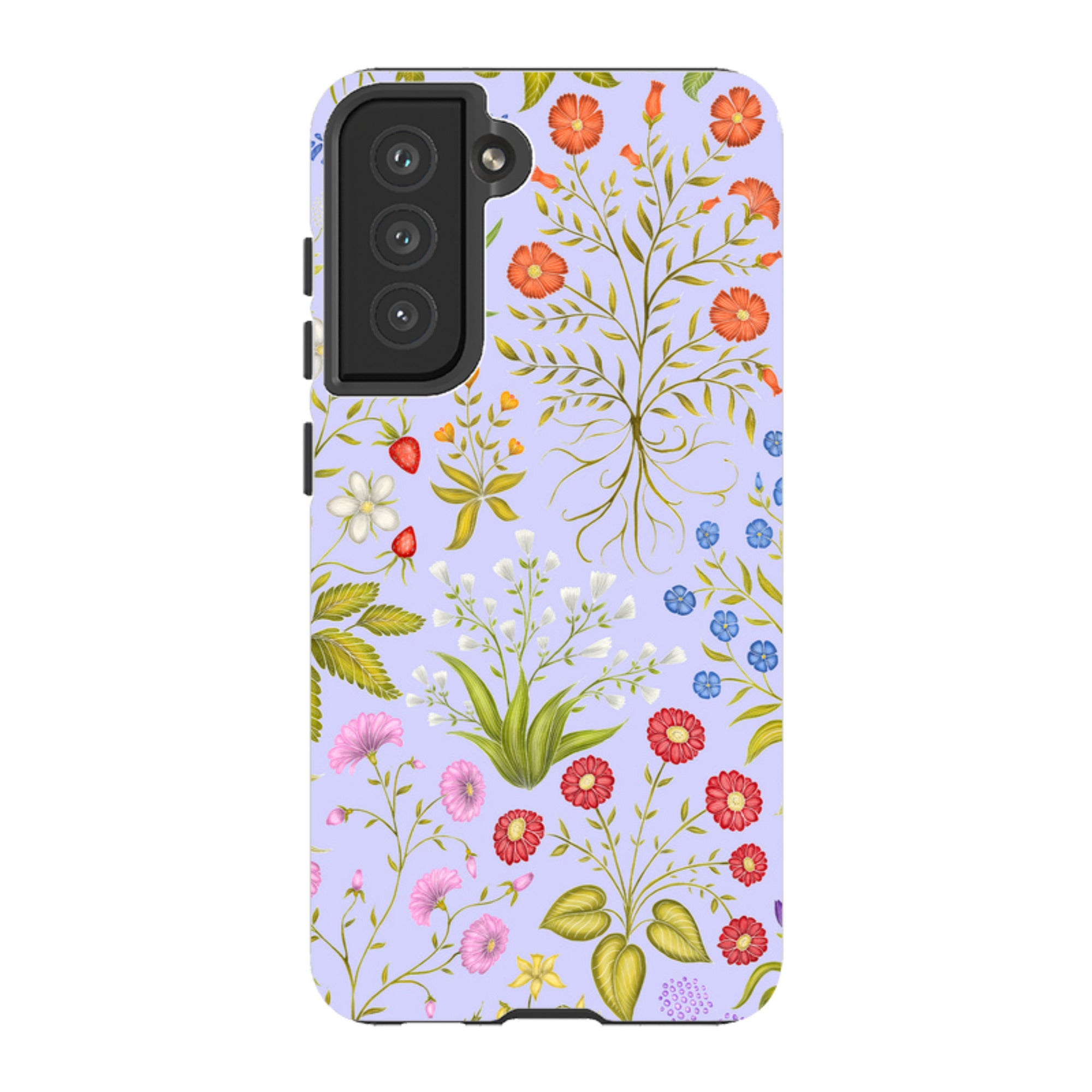 Samsung Tough Case - Fleurs Blue By Catherine Rowe