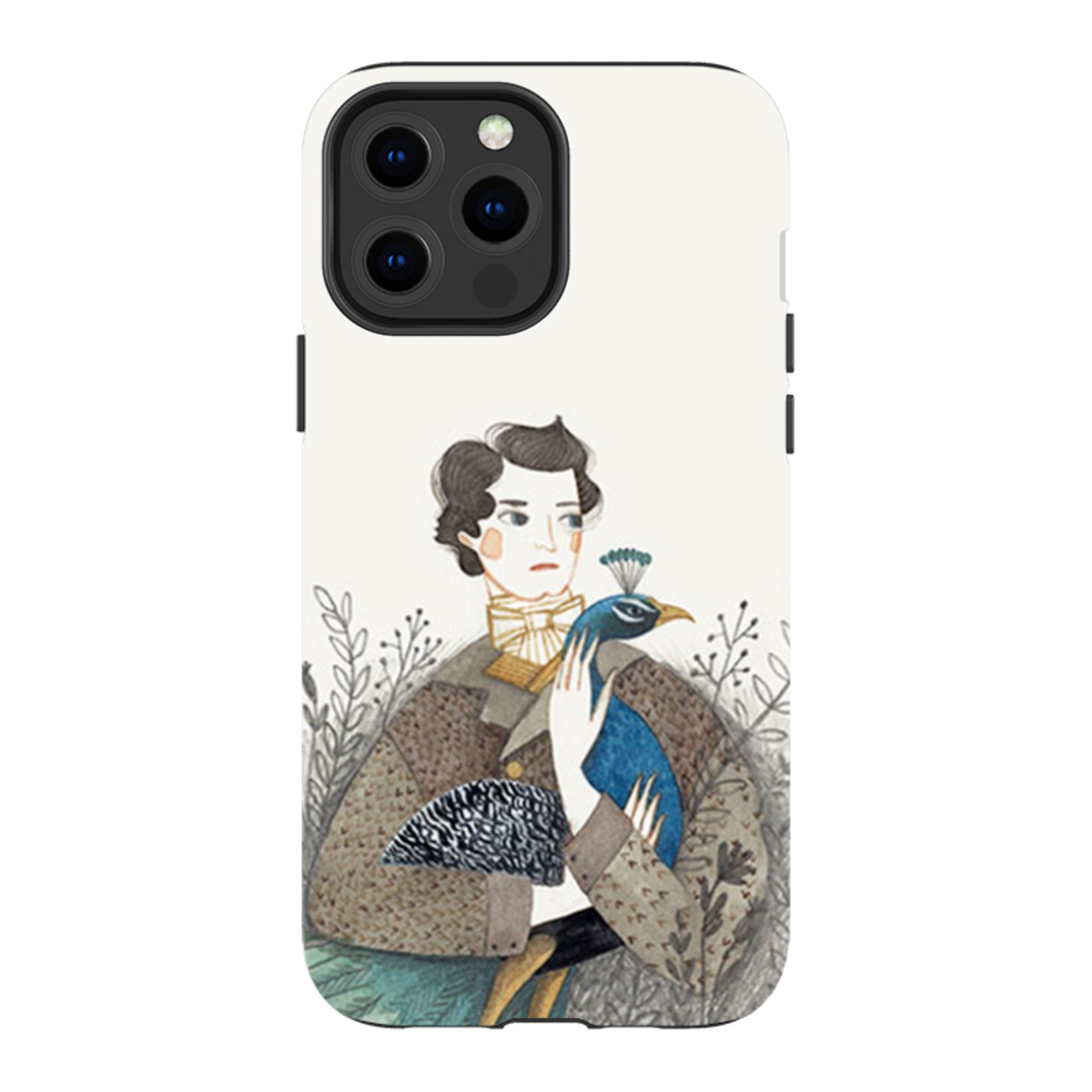iPhone MagSafe Tough Case - Man With Peacock By Meghann Rader