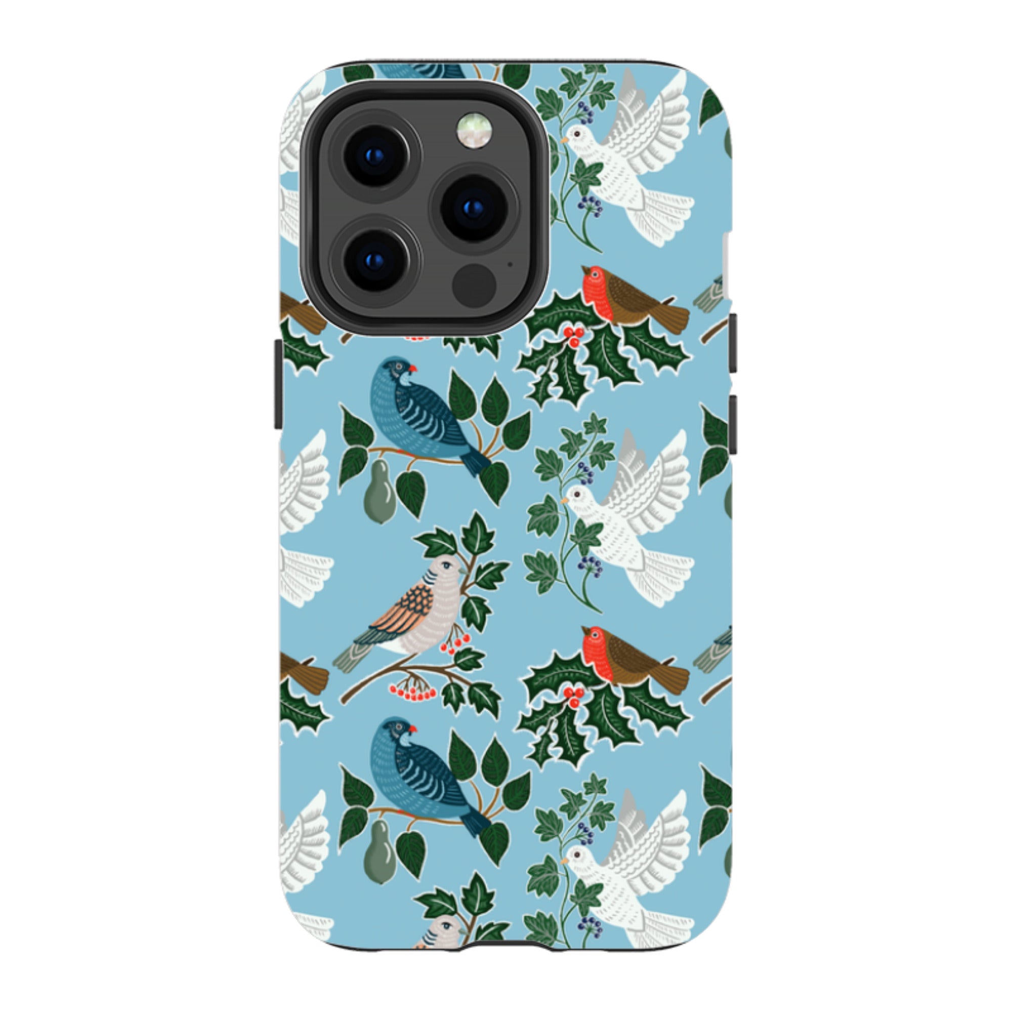 iPhone Tough Case - Winter Birds-2 By kate Heiss
