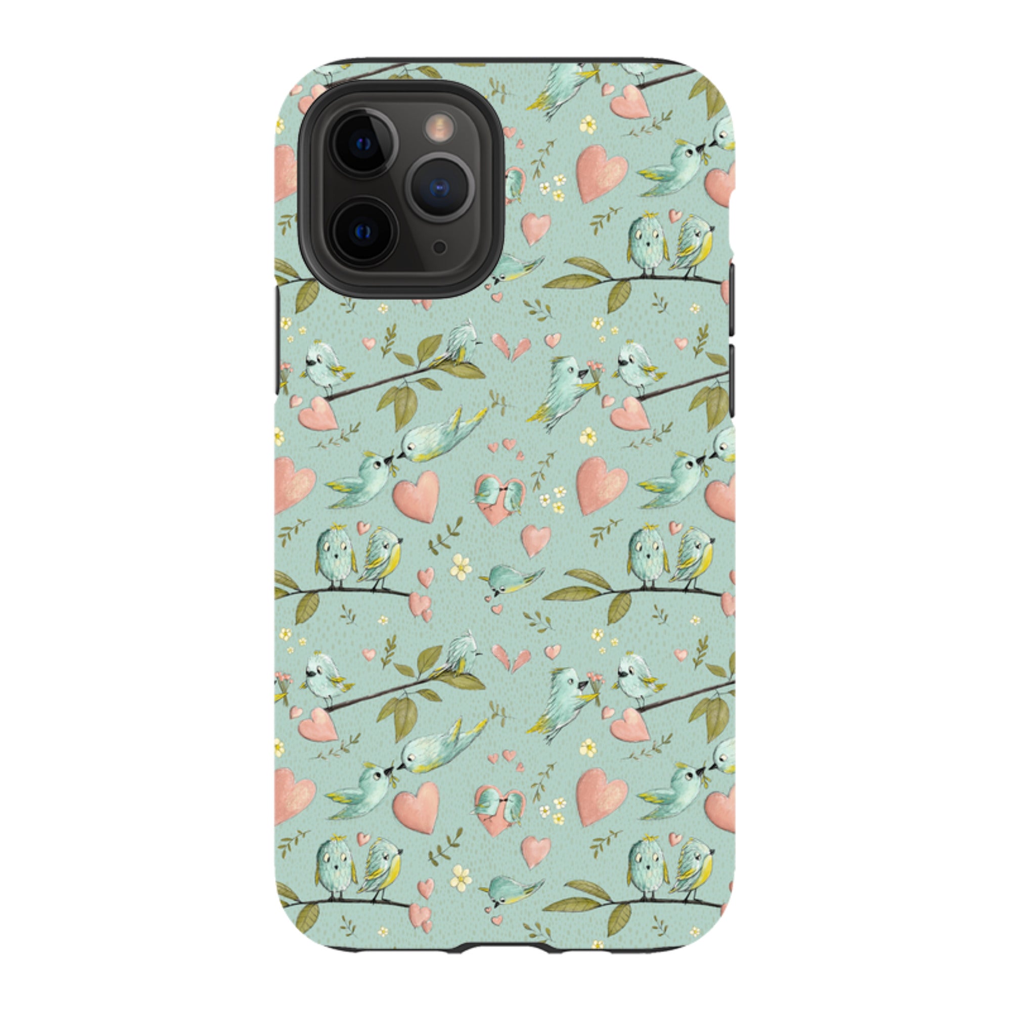 iPhone Tough Case - Love Is In The Air Pattern By Maja Lindberg