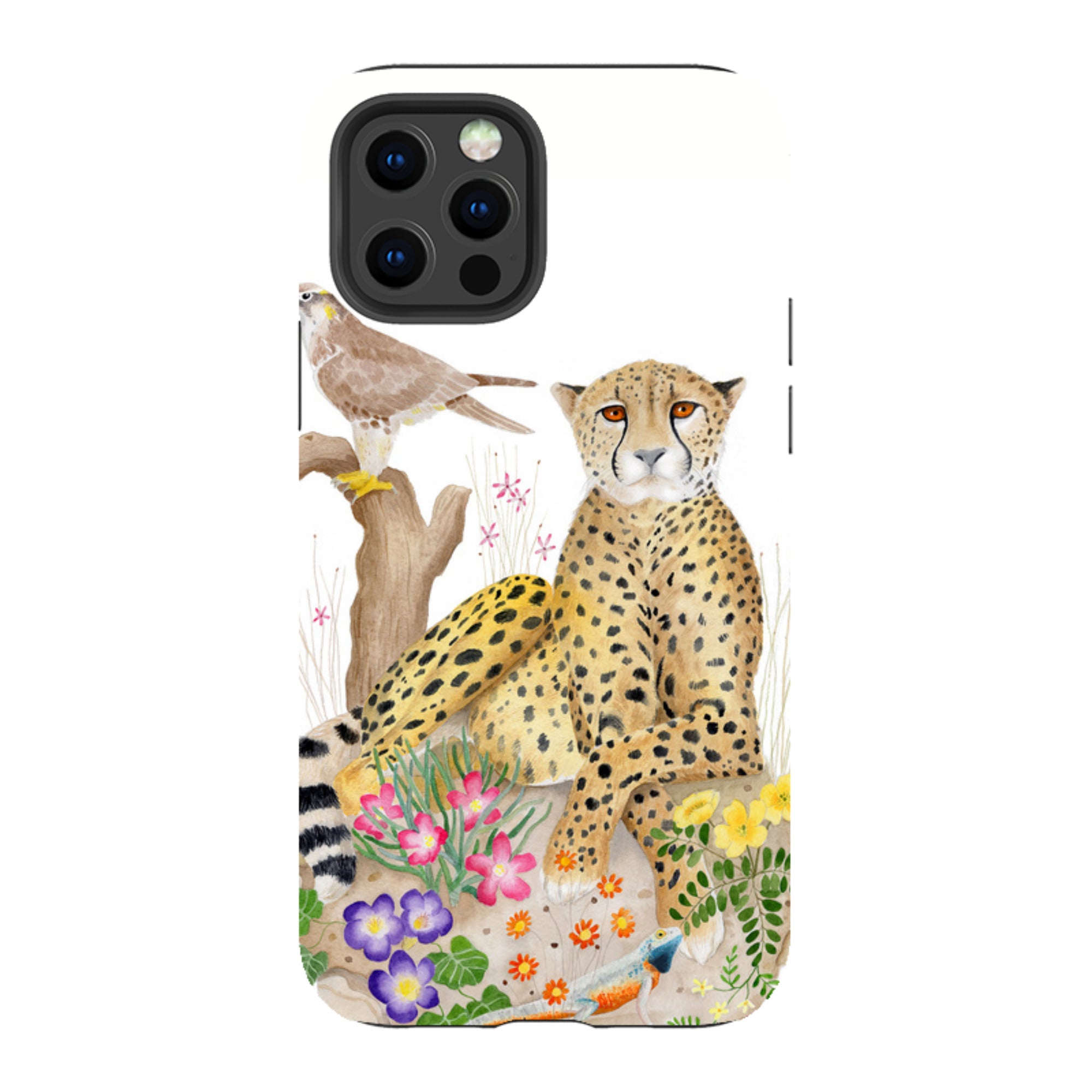 iPhone Tough Case - Botswana Cheetah By Bex Parkin