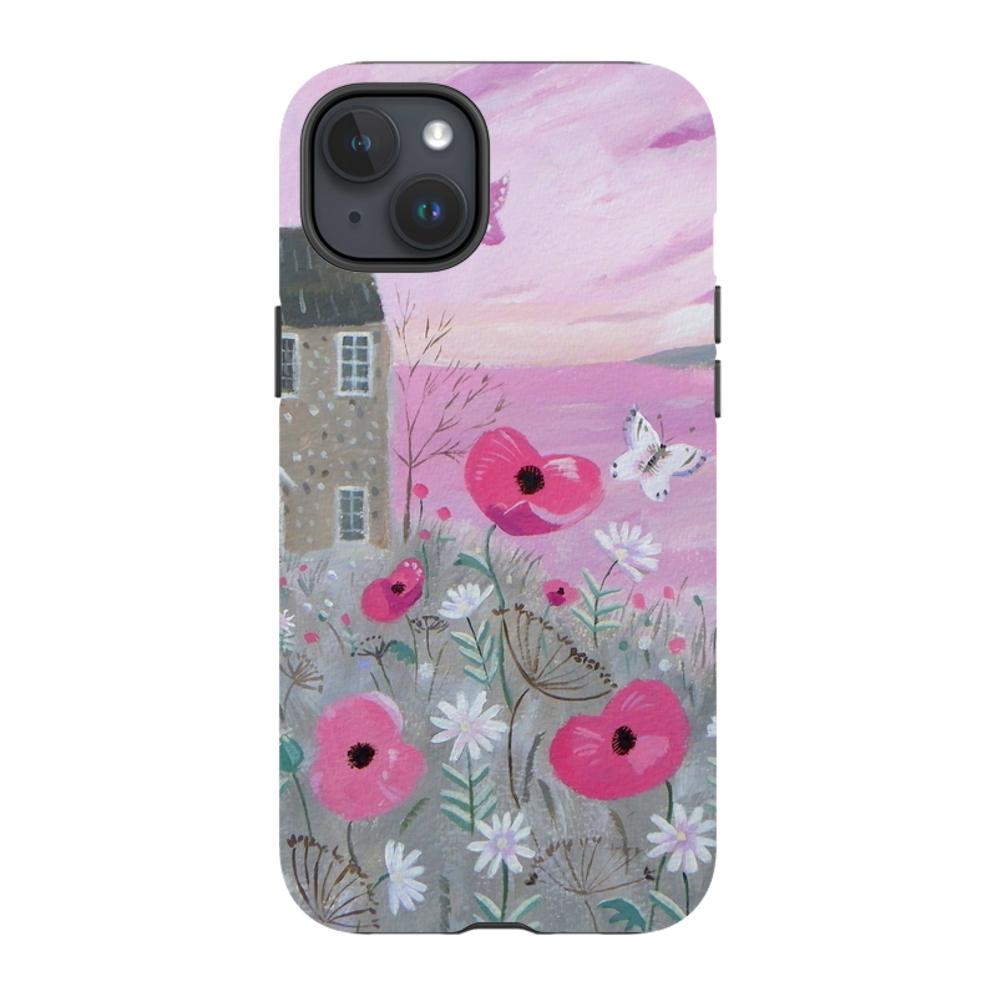 iPhone Tough Case - Seaside Flowers By Mary Stubberfield