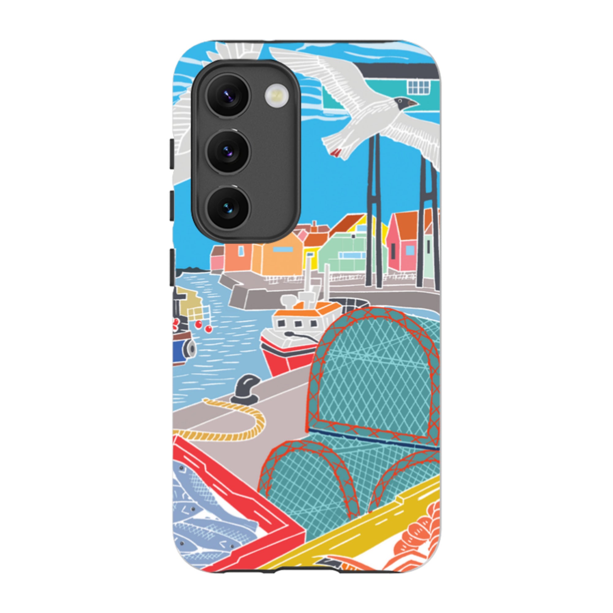 Samsung Tough Case - Bright Houses By Kate Heiss