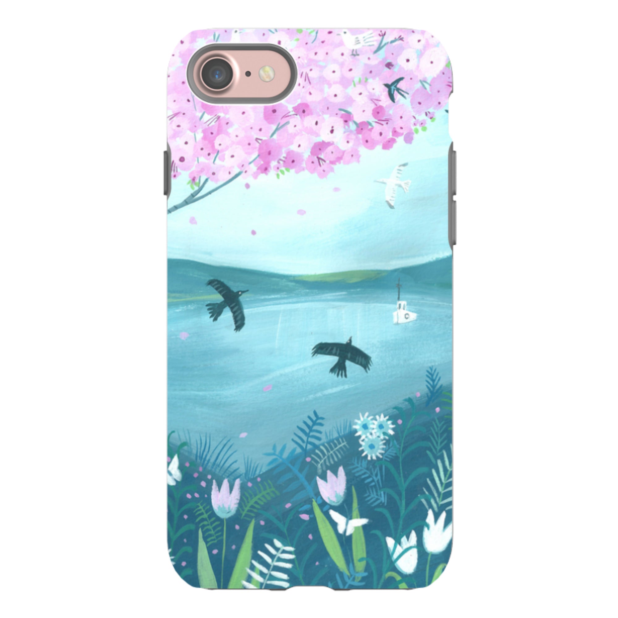 iPhone Tough Case - Blossom Tree By Mary Stubberfield
