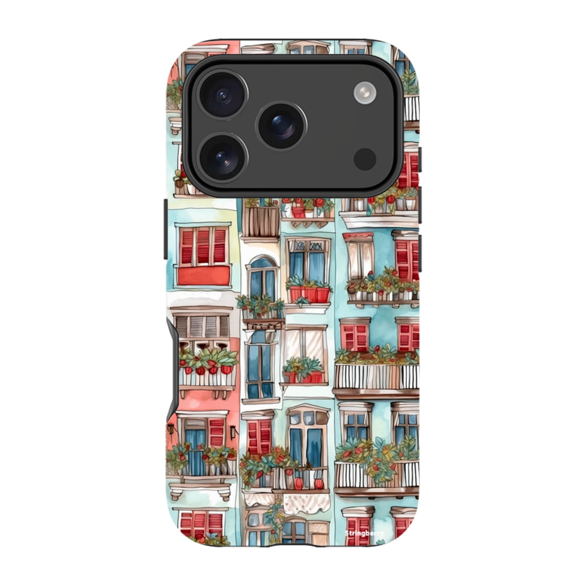 iPhone Tough Case - Floral Balcony