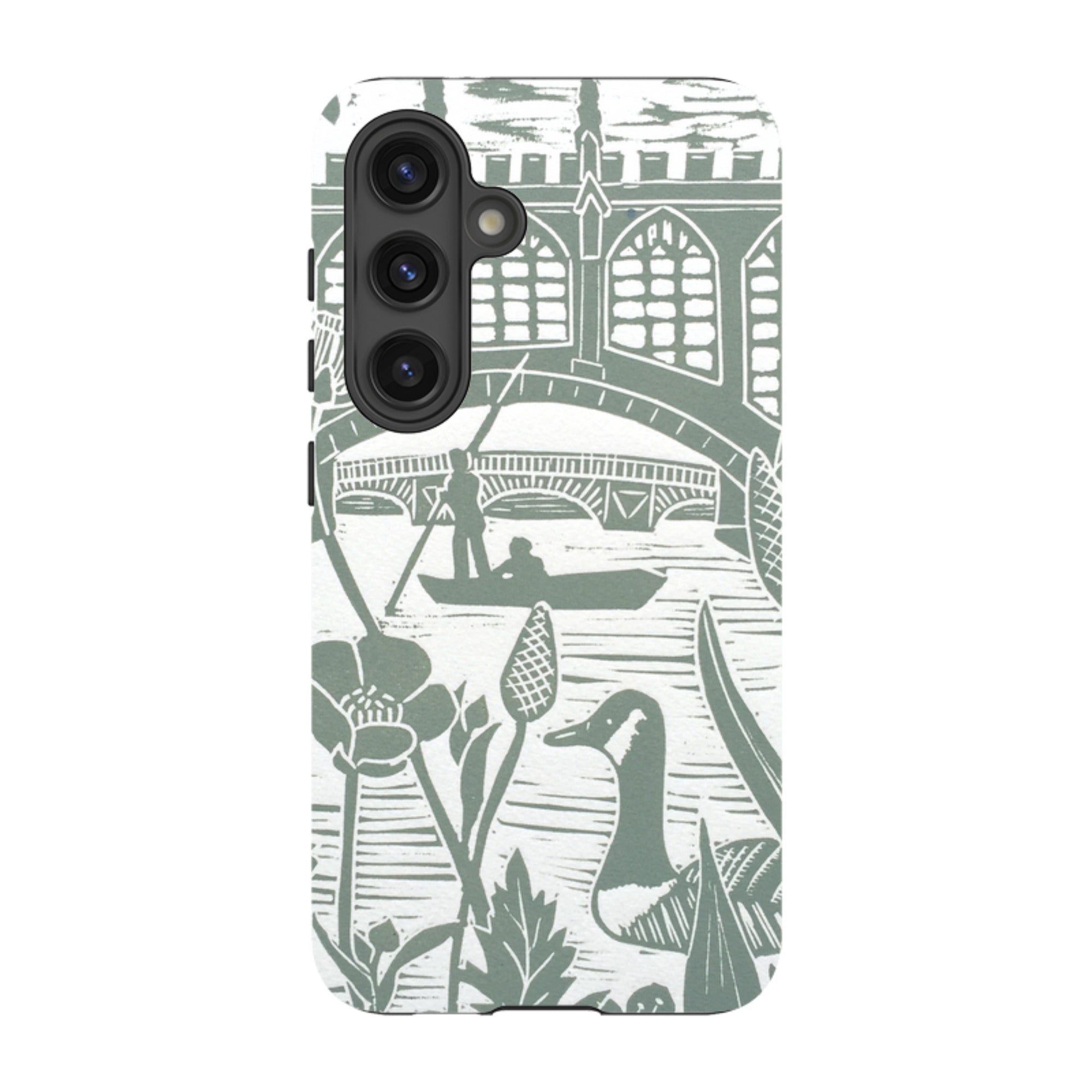 Samsung Tough Case - Punting At Cambridge By Kate Heiss