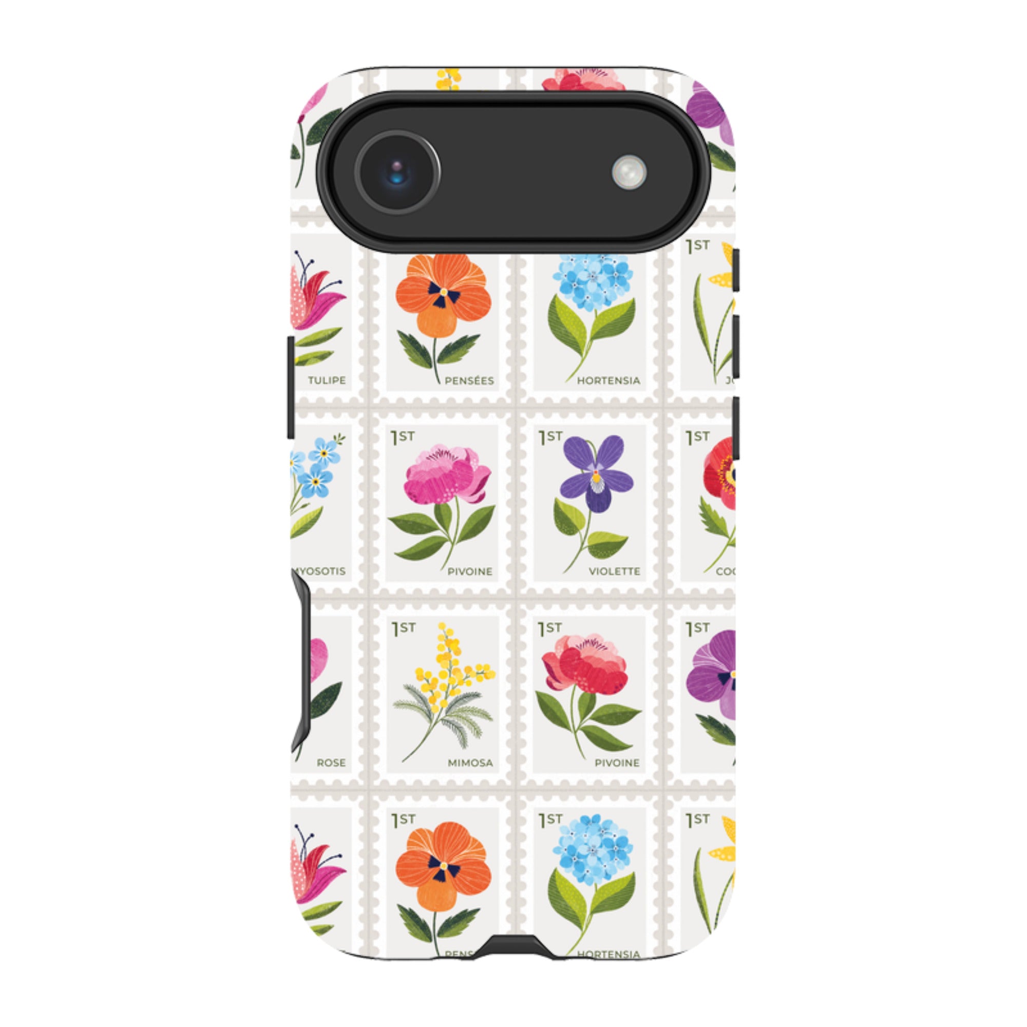 iPhone MagSafe Tough Case -  Floral Postage Stamps By Ali Brookes