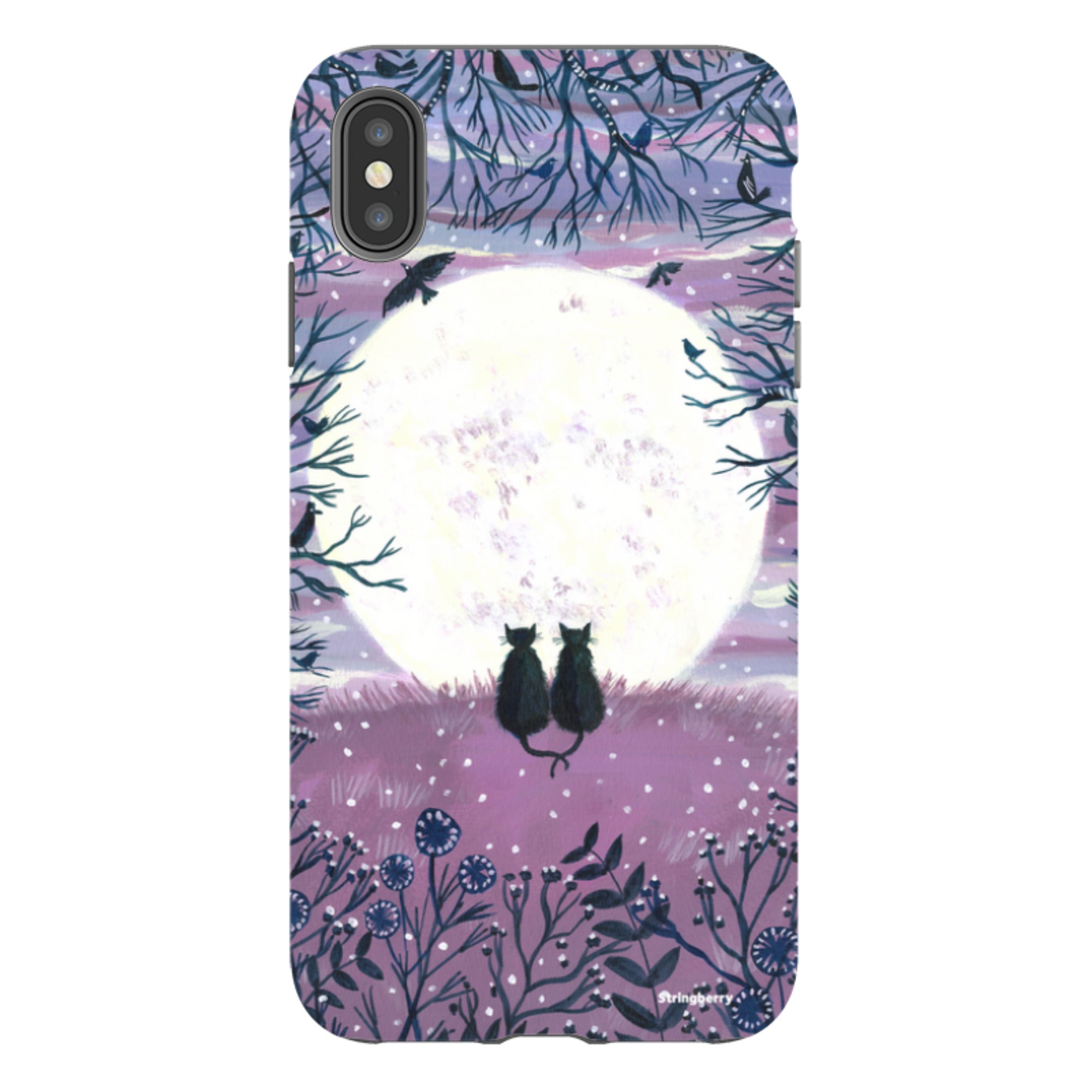 iPhone Tough Case - Winter Cats II By Mary Stubberfield