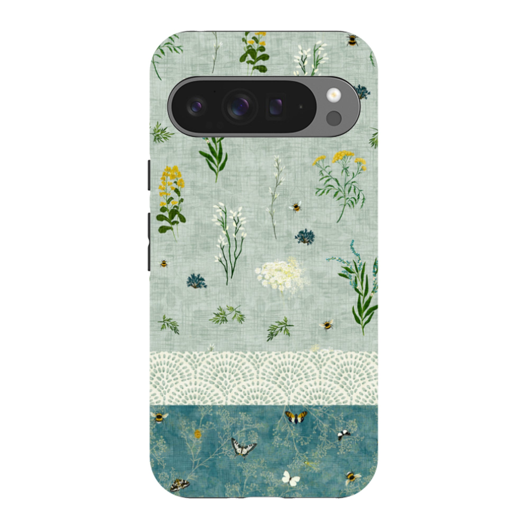 Google Tough Case - Song Bird Florals and Bees 2 By Katherine Quinn