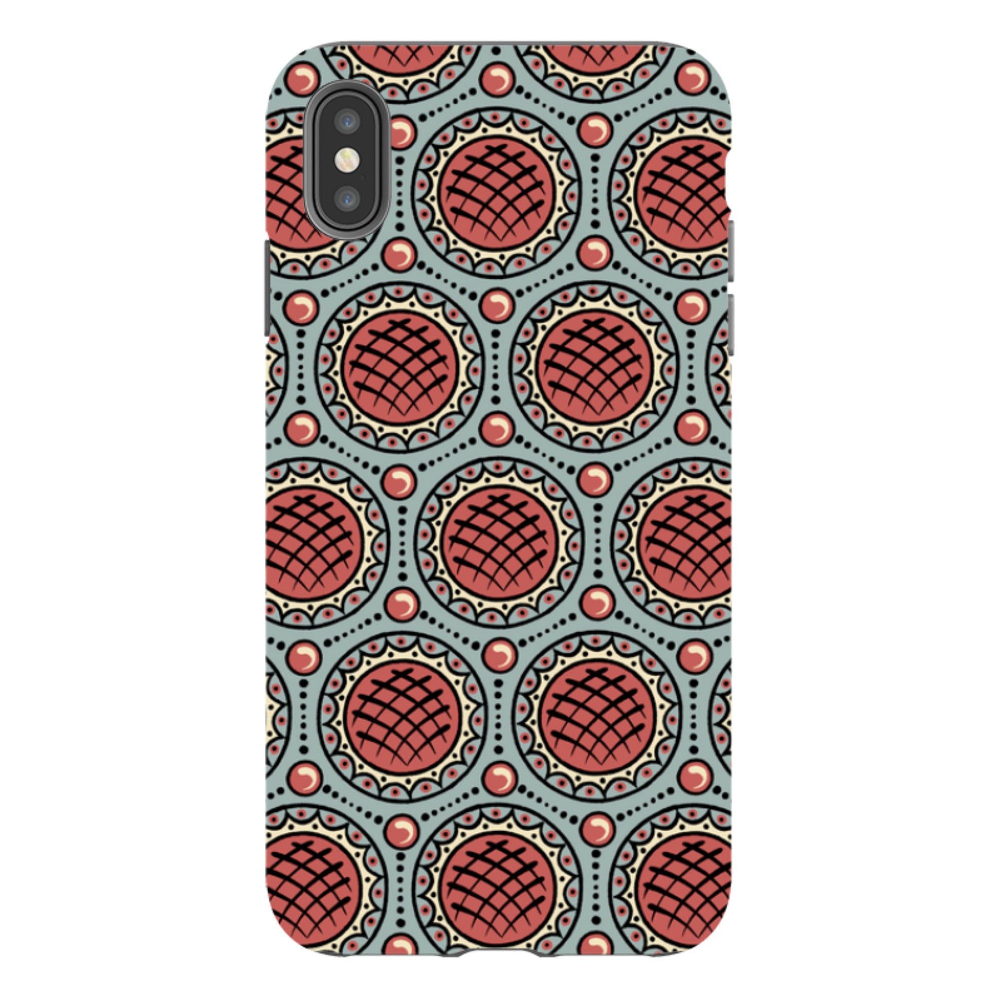 iPhone Tough Case - Charleston Red By Cressida Bell