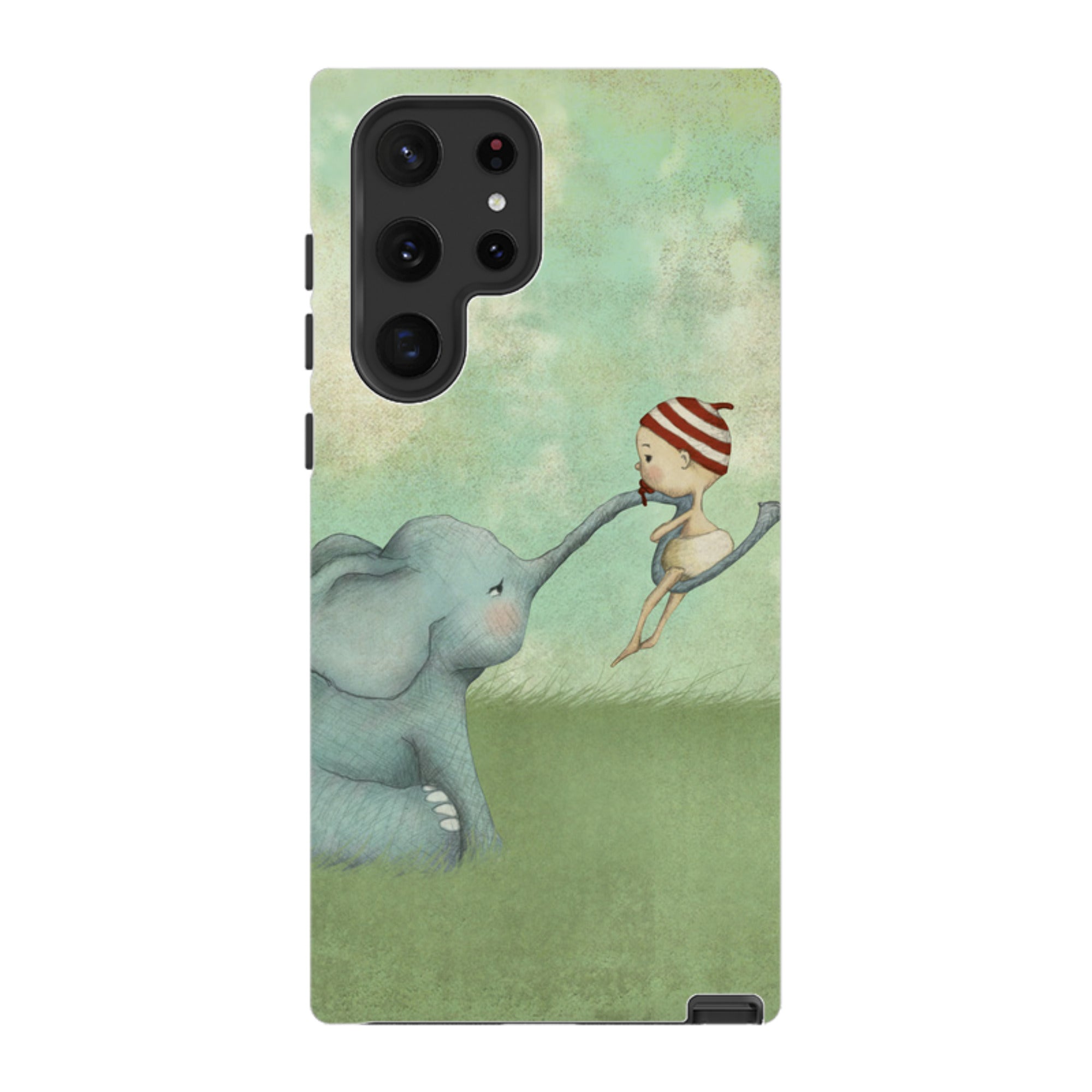 Samsung Tough Case - Elephant Baby By Maja Lindberg