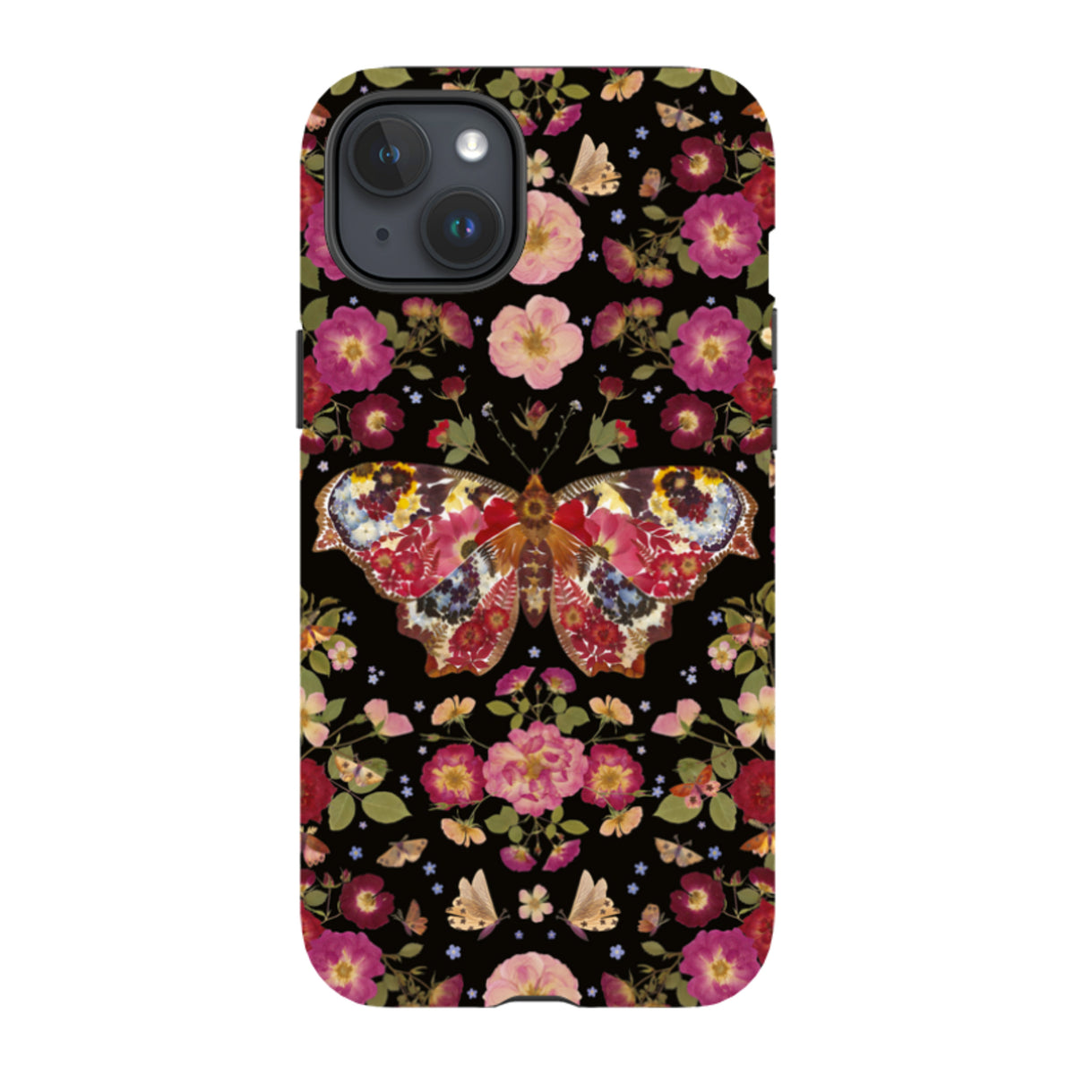 iPhone Tough Case - Midnight Butterfly By Helen Ahpornsiri