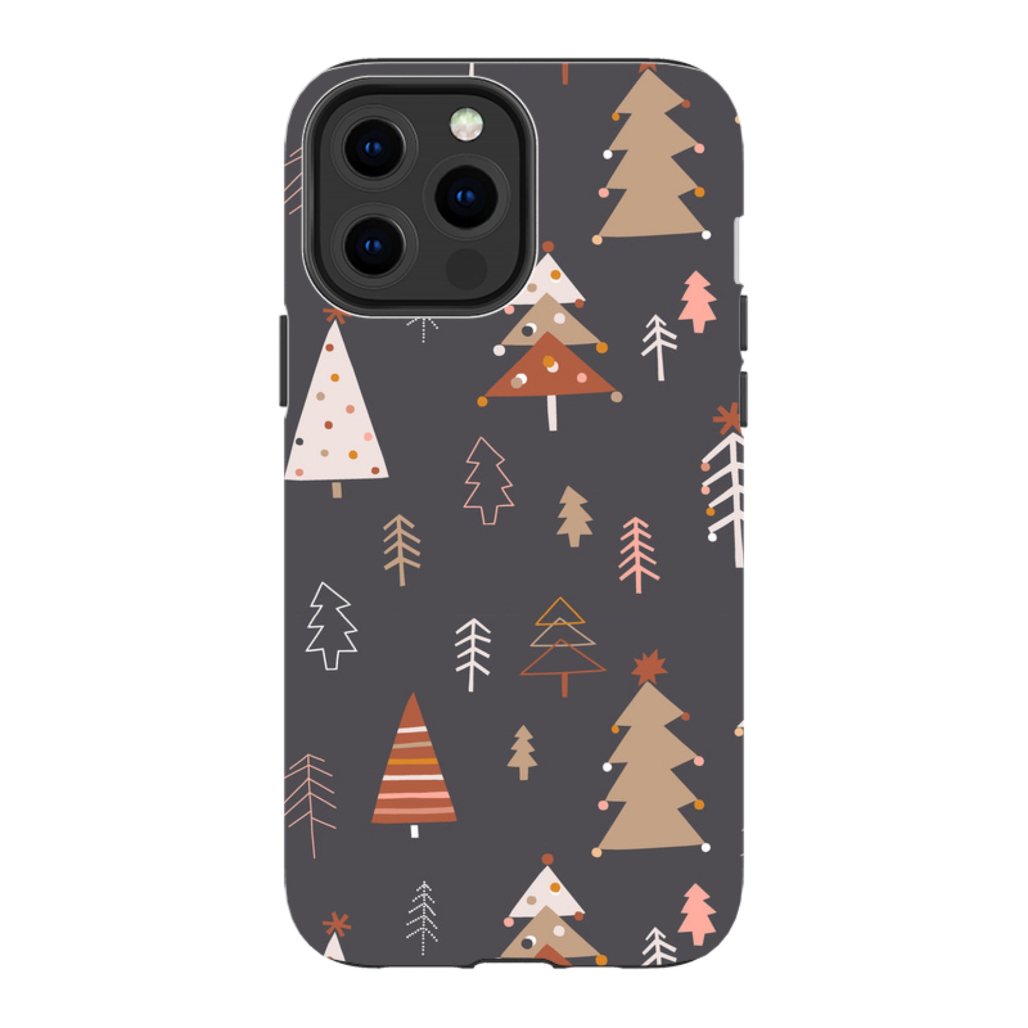 iPhone Tough Case - Dark Xmas Trees