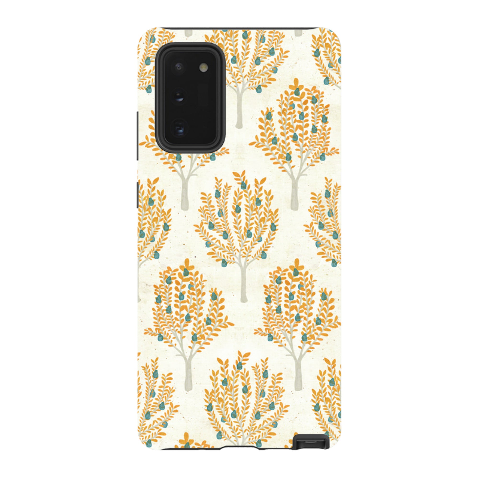 Samsung Tough Case - Pear Trees Cream By Katherine Quinn