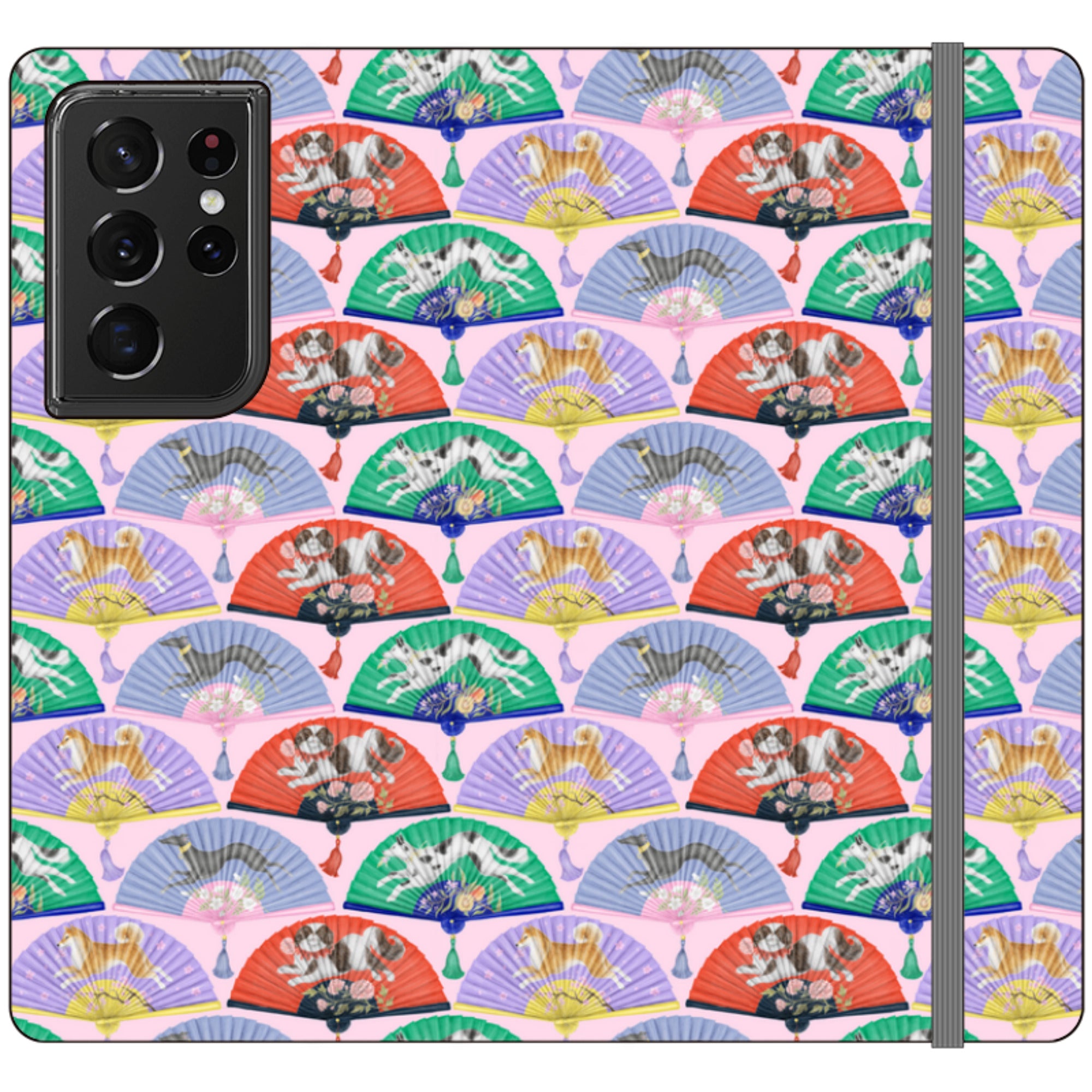 Dog Fan Wallet Case By Catherine Rowe