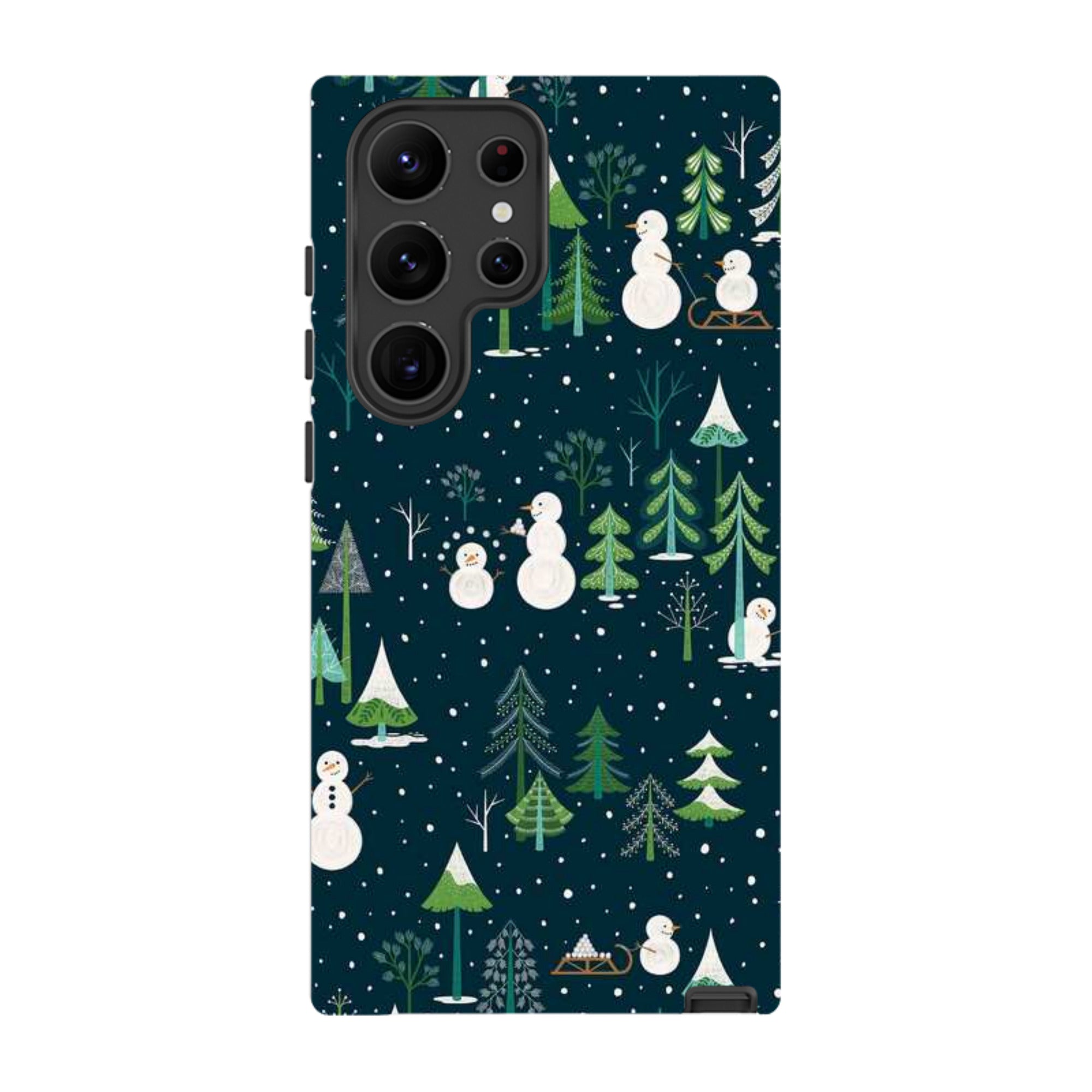 Samsung Tough Case - Snowman Playground By Jenny Zemanek