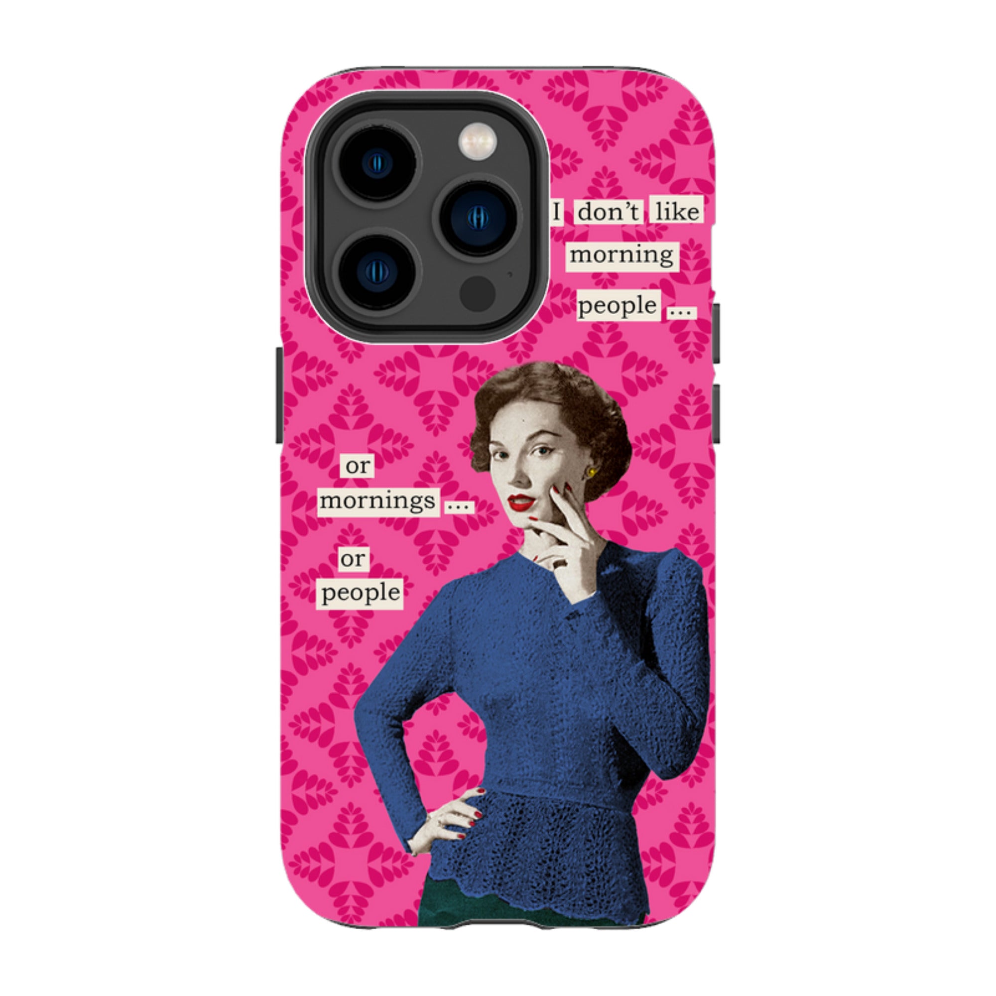 iPhone Tough Case - Morning Person By Clare Jordan