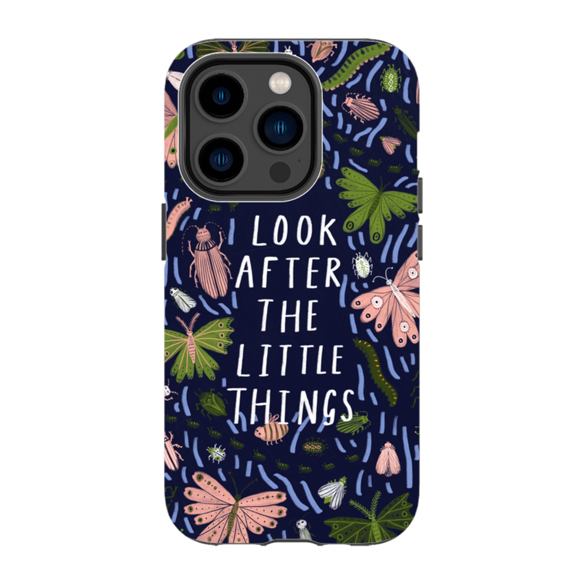 iPhone Tough Case - Little Things Blue By Lee Foster Wilson