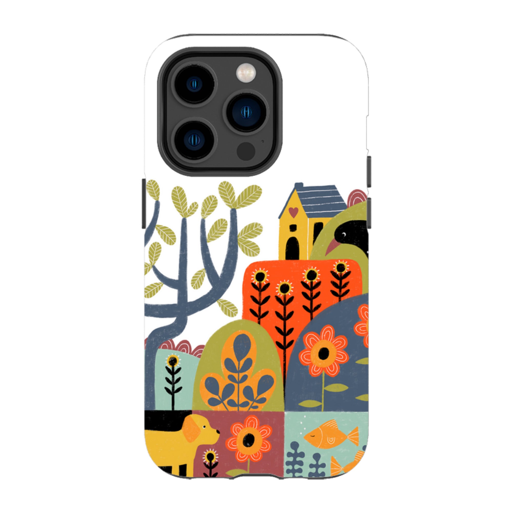 iPhone Tough Case - Folkscape By Suzy Taylor