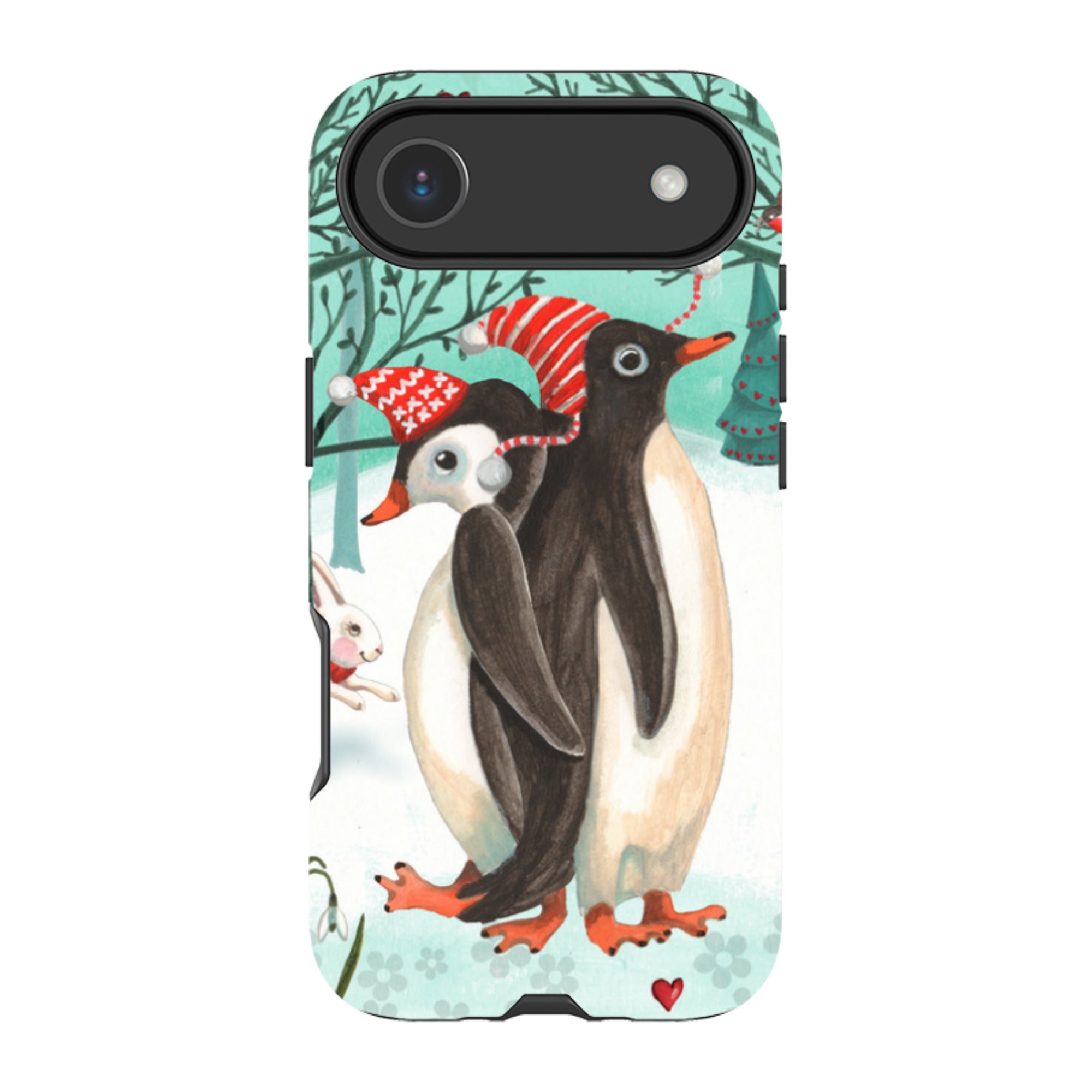 iPhone Tough Case - Winter Together By Caroline Bonne Muller