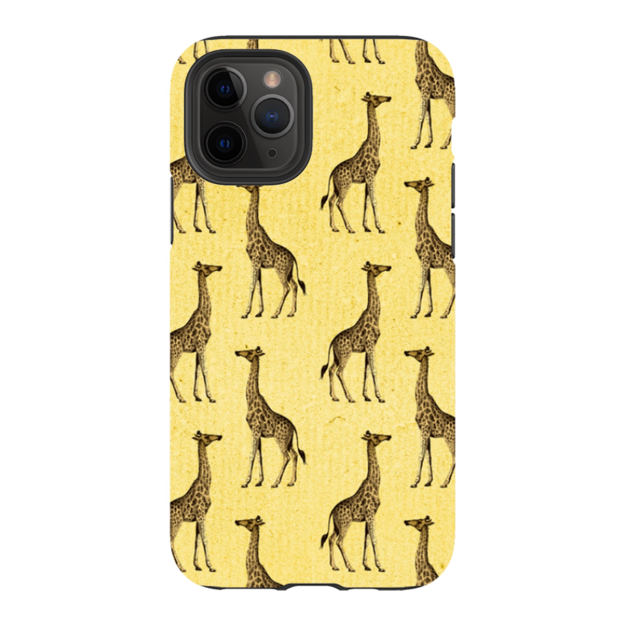 iPhone Tough Case - Yellow Giraffe