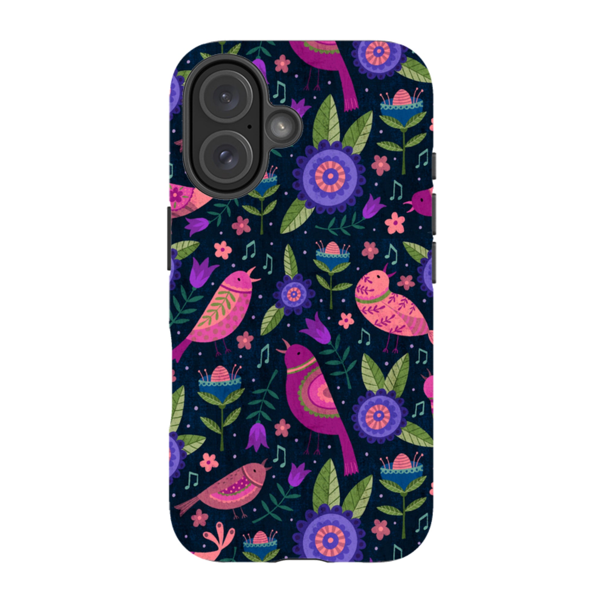 iPhone Tough Case - Bird Pattern VI By Suzy Taylor