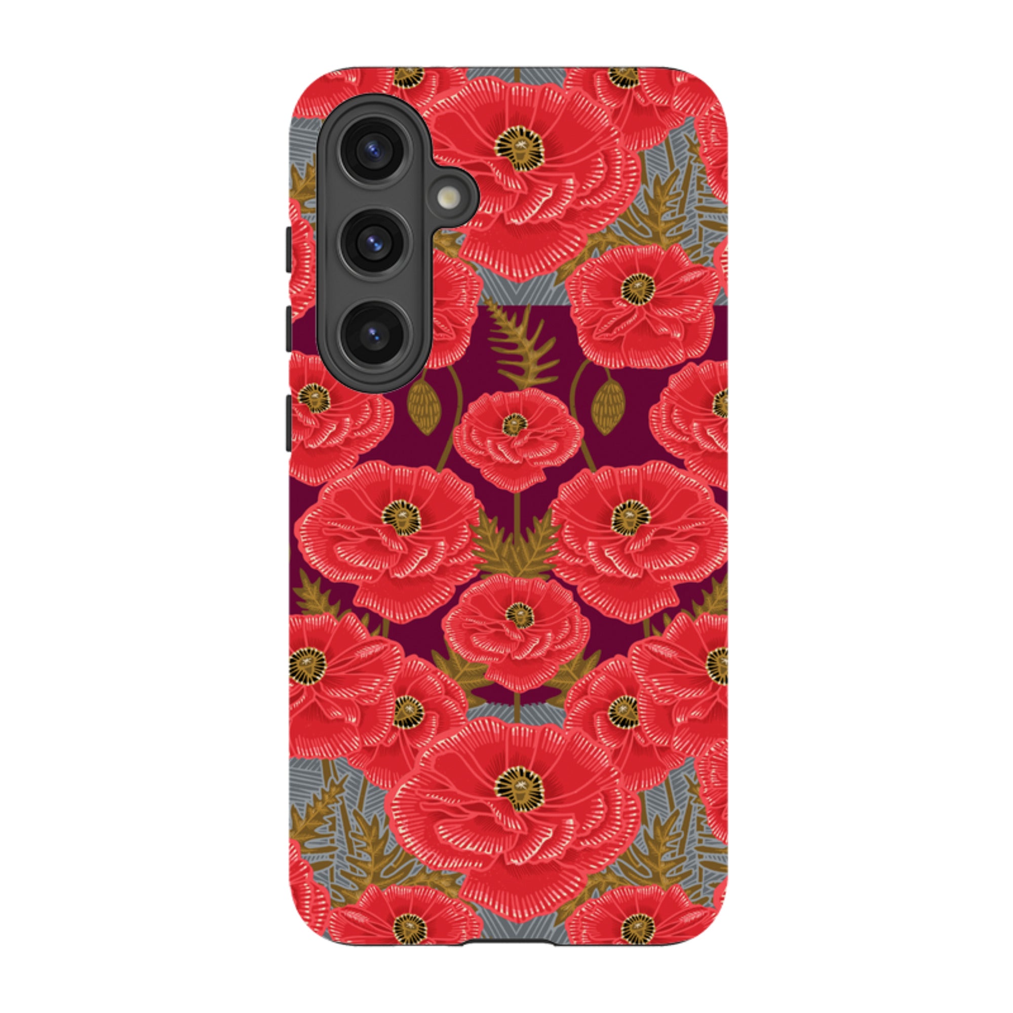 Samsung Tough Case - Poppy Red By Kate Heiss
