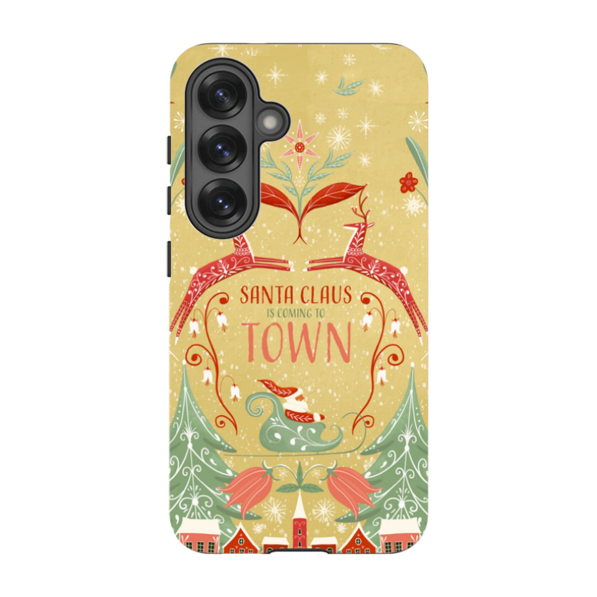 Samsung Tough Case - Santa Claus Is Coming To Town By Maja Lindberg