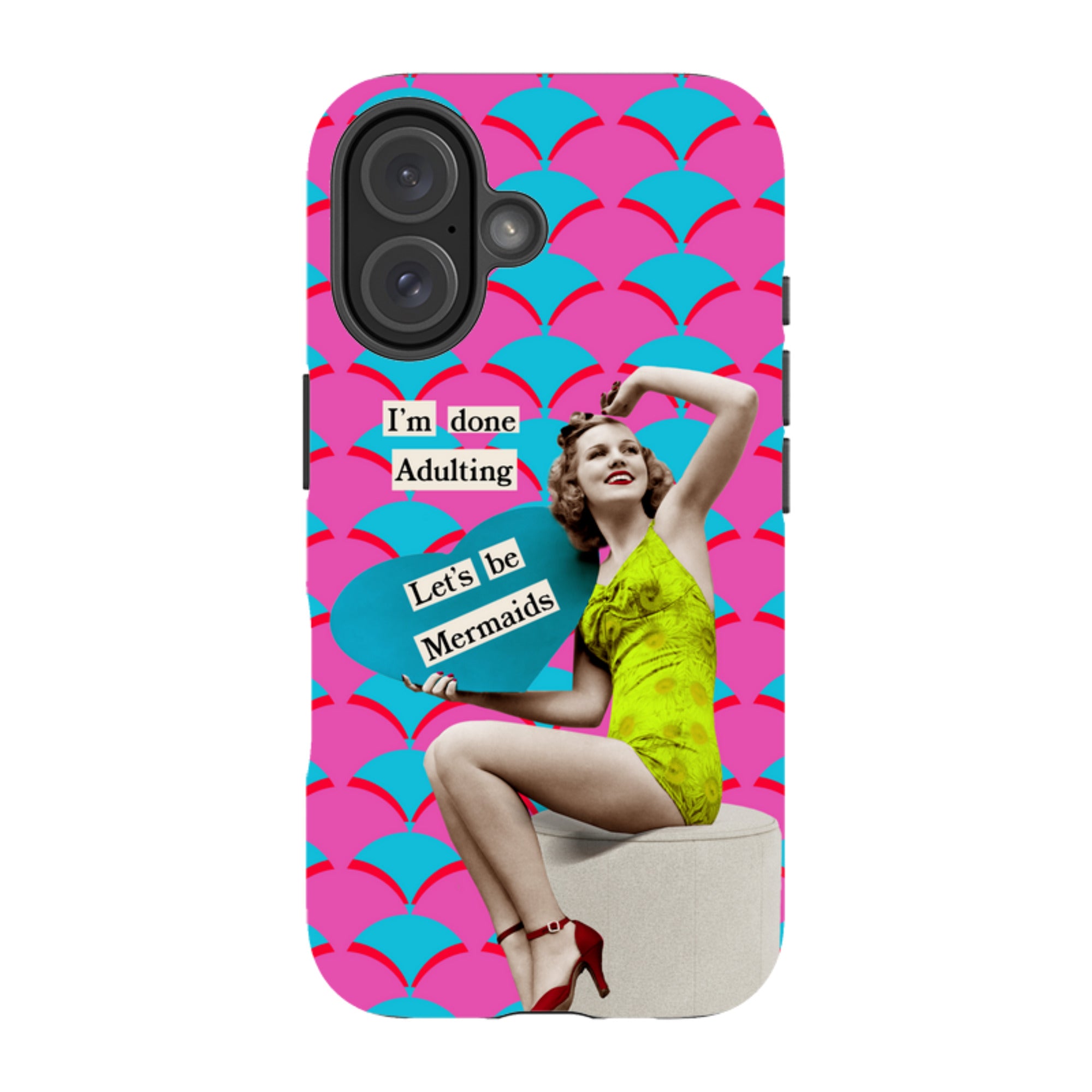 iPhone Tough Case - Mermaid By Clare Jordan