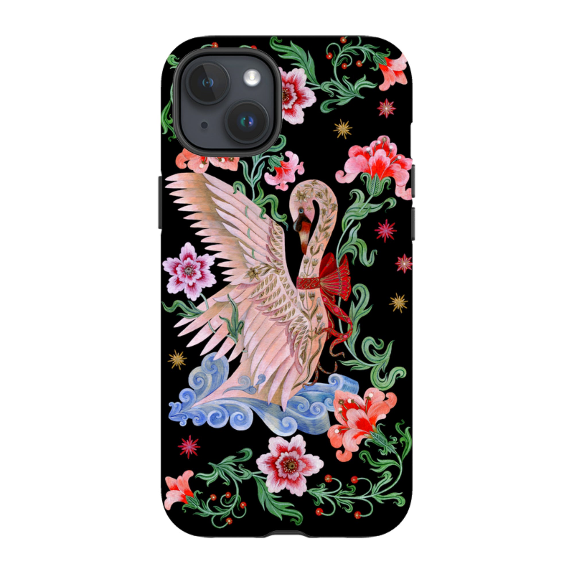 iPhone Tough  Case - Seven Swans A Swimming By Maria Matos