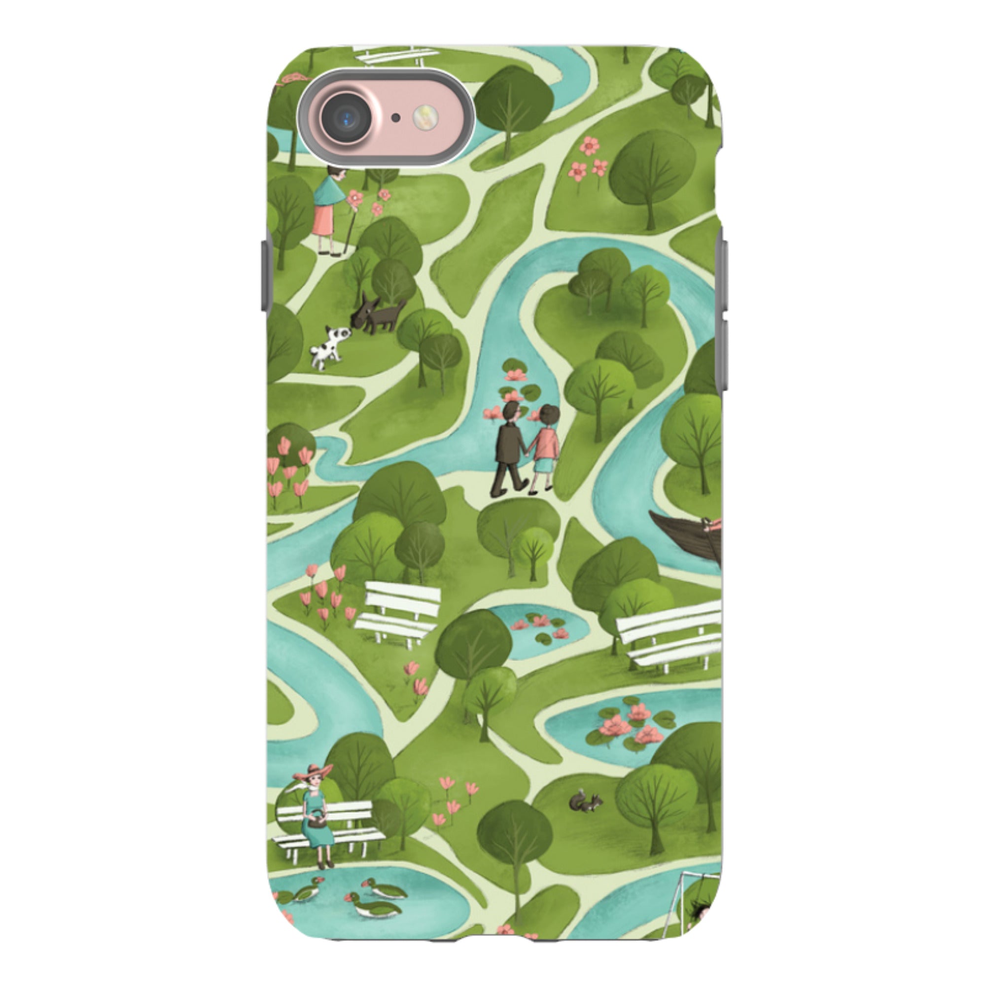 iPhone Tough Case - In the Park By Maja Lindberg