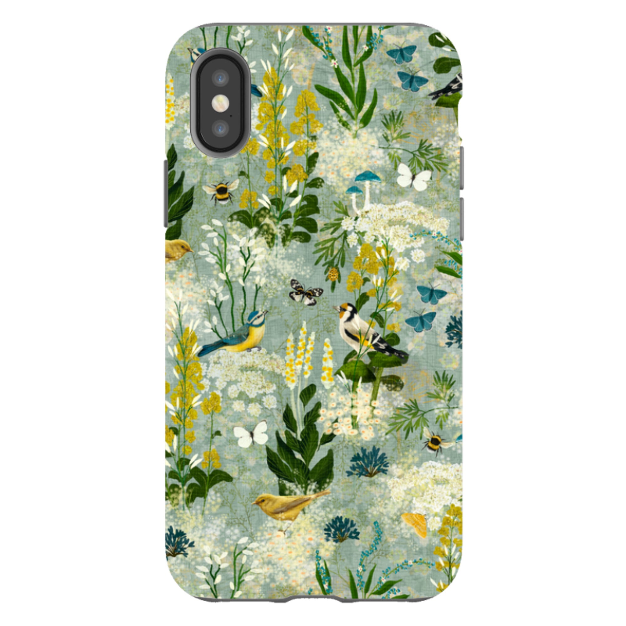iPhone Tough Case - Song Bird Garden By Katherine Quinn