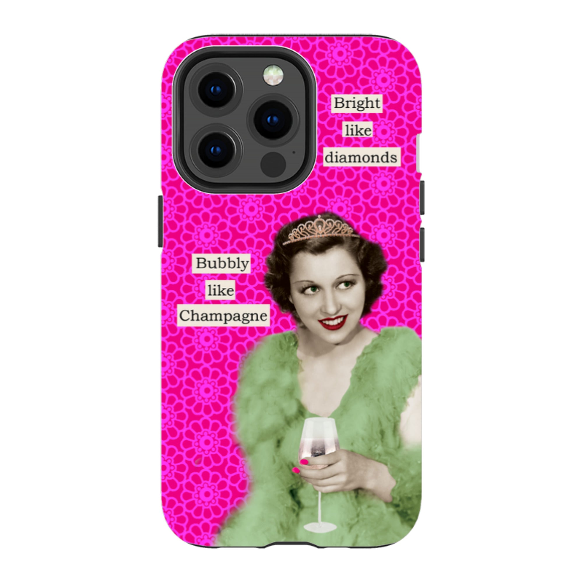iPhone Tough Case - Bright Like Diamonds By Clare Jordan
