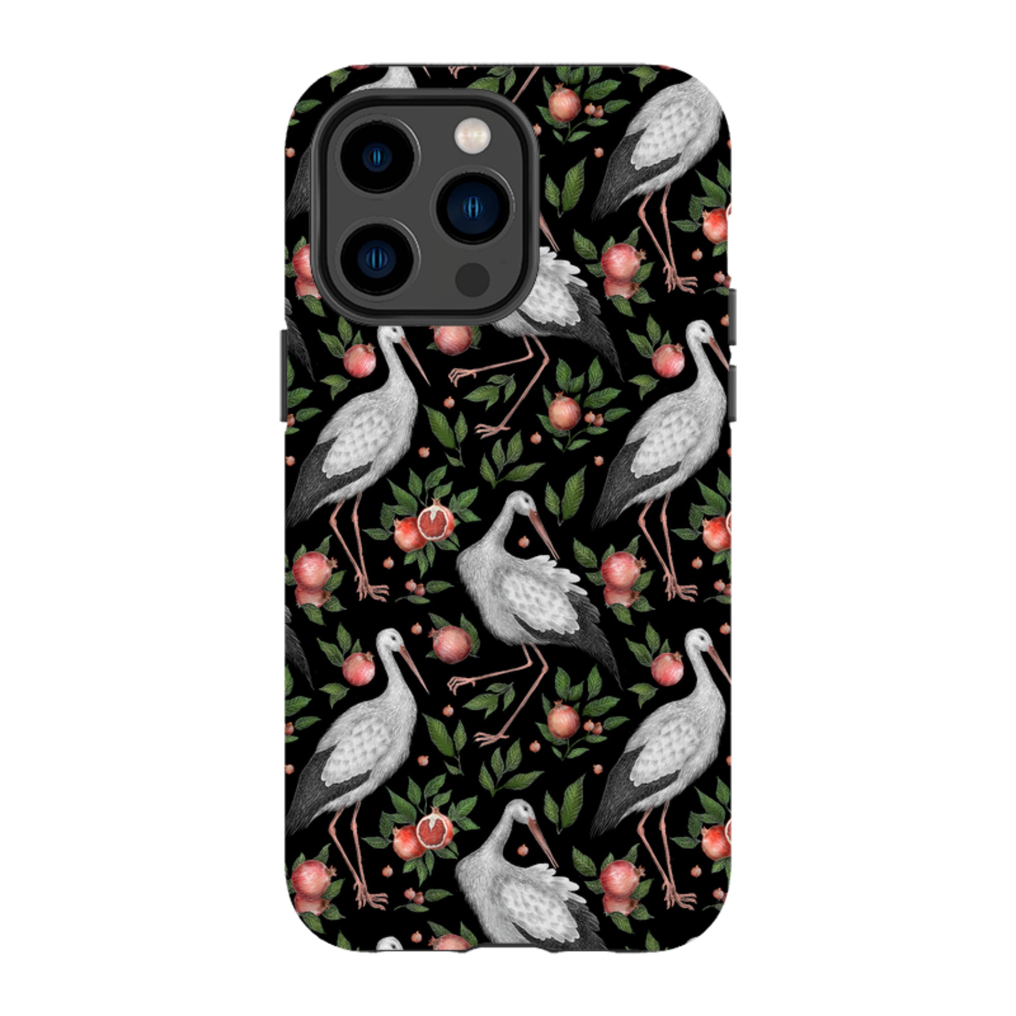 iPhone MagSafe Tough Case -  Stork Pattern By Catherine Rowe
