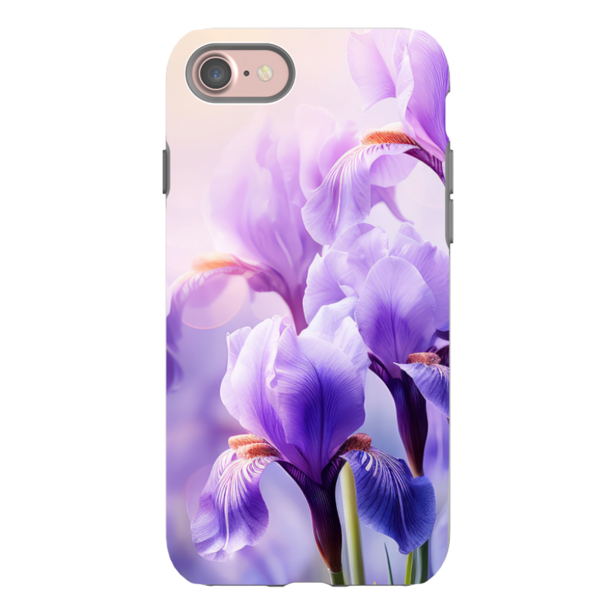 iPhone Tough Case -Mauve Floral