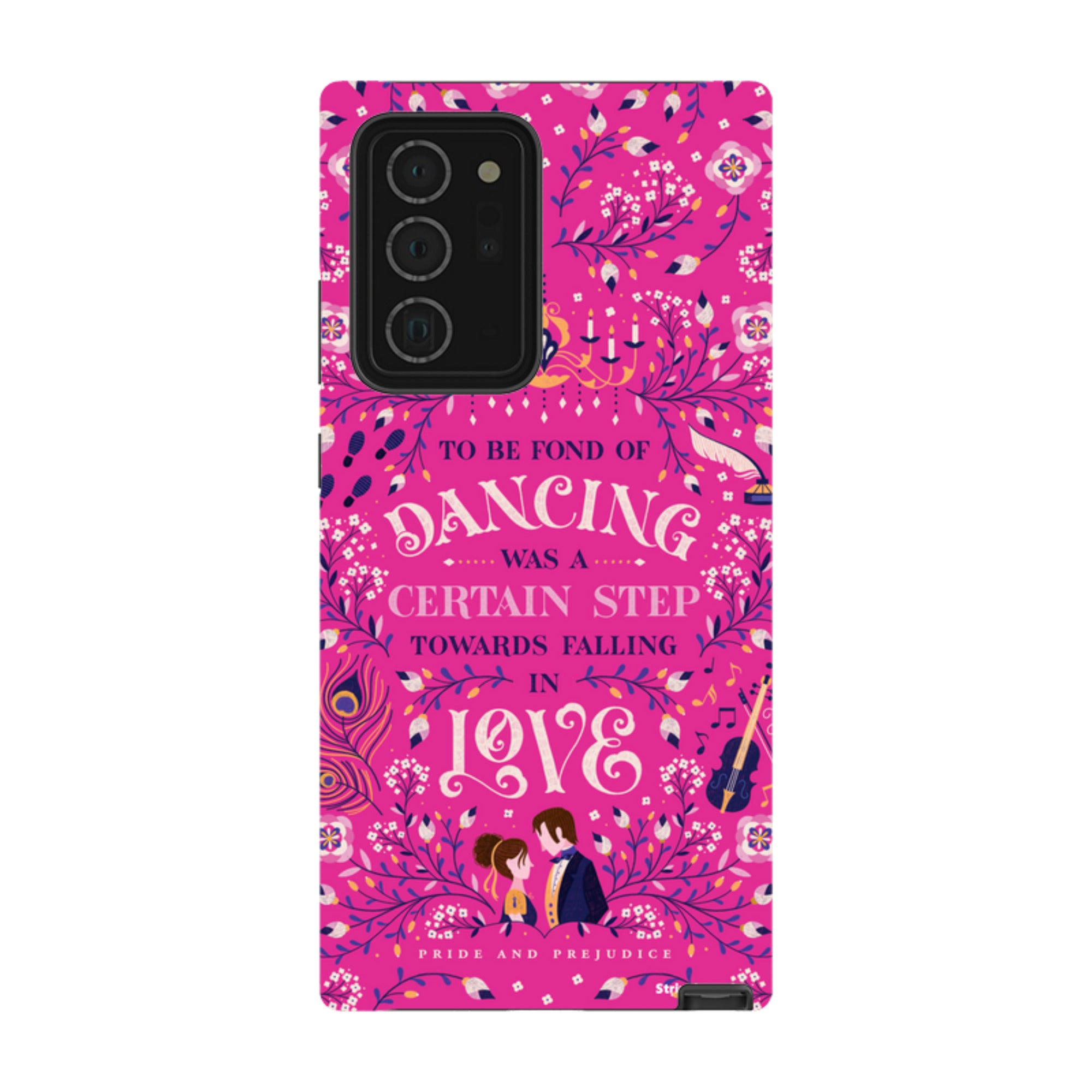 Samsung Tough Case - Pride And Prejudice Pink By Jenny Zemanek