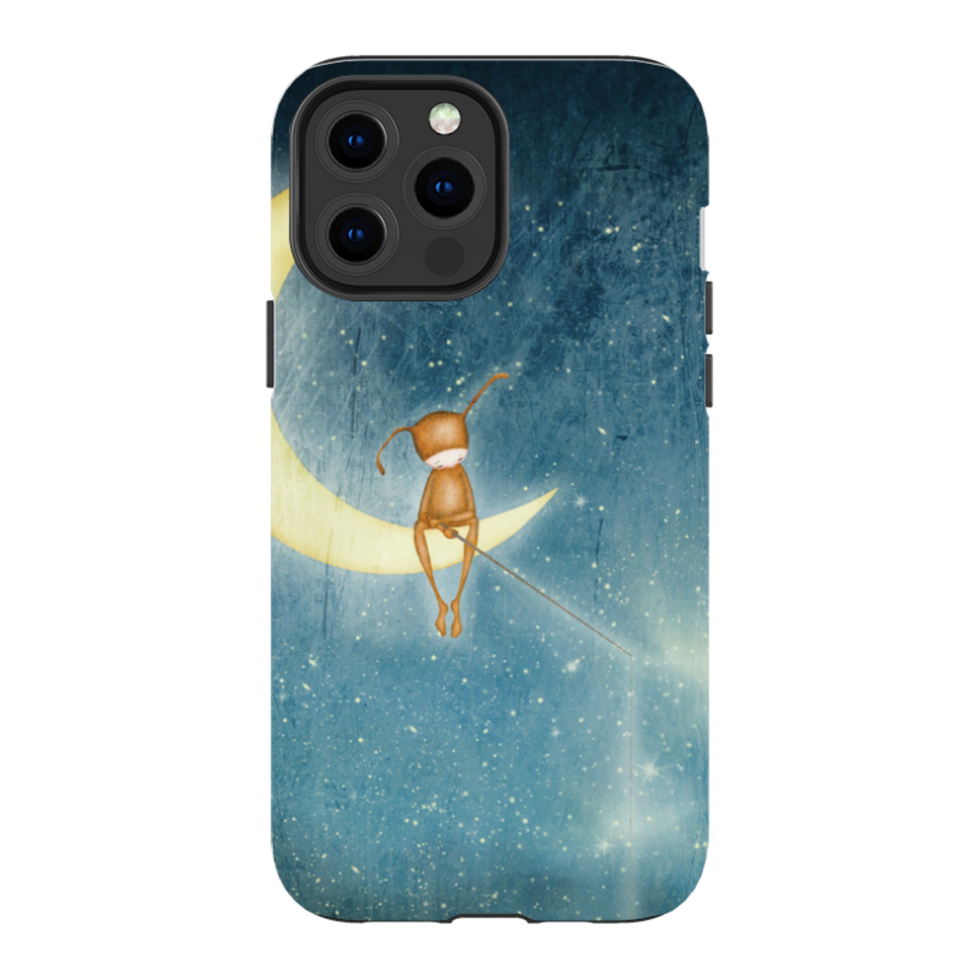 iPhone Tough Case - Fishing For Stars By Maja Lindberg