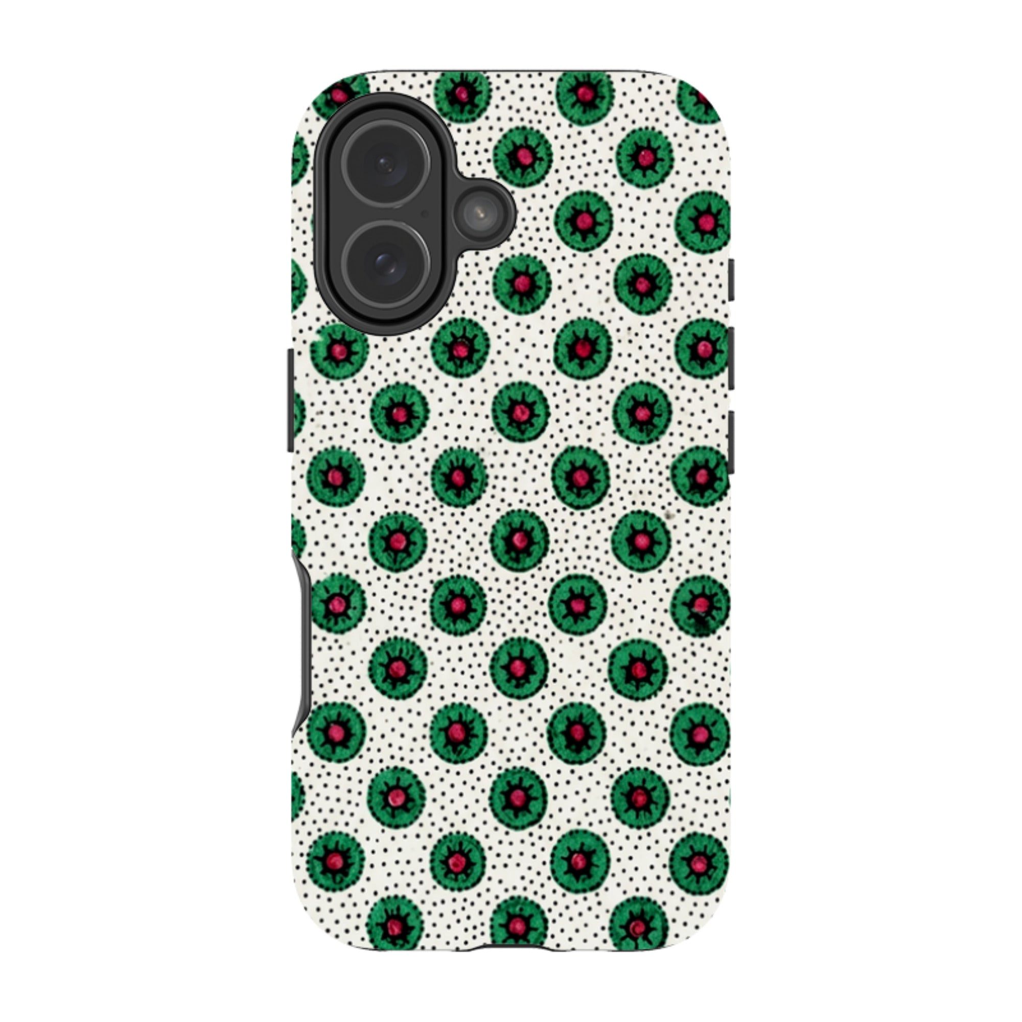 iPhone Tough Case - Green Medallion