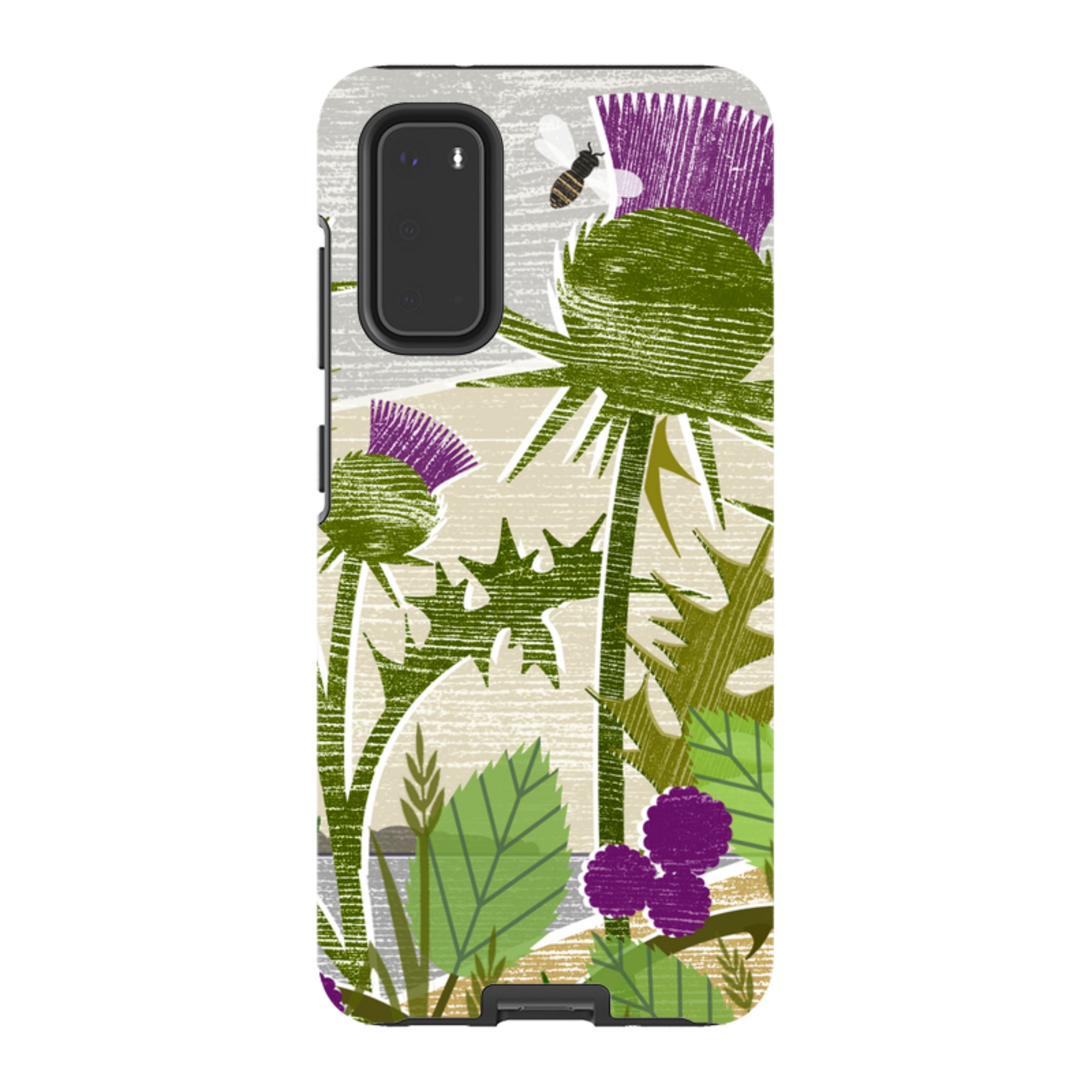 Samsung Tough Case - Purple Thistle By Liane Payne