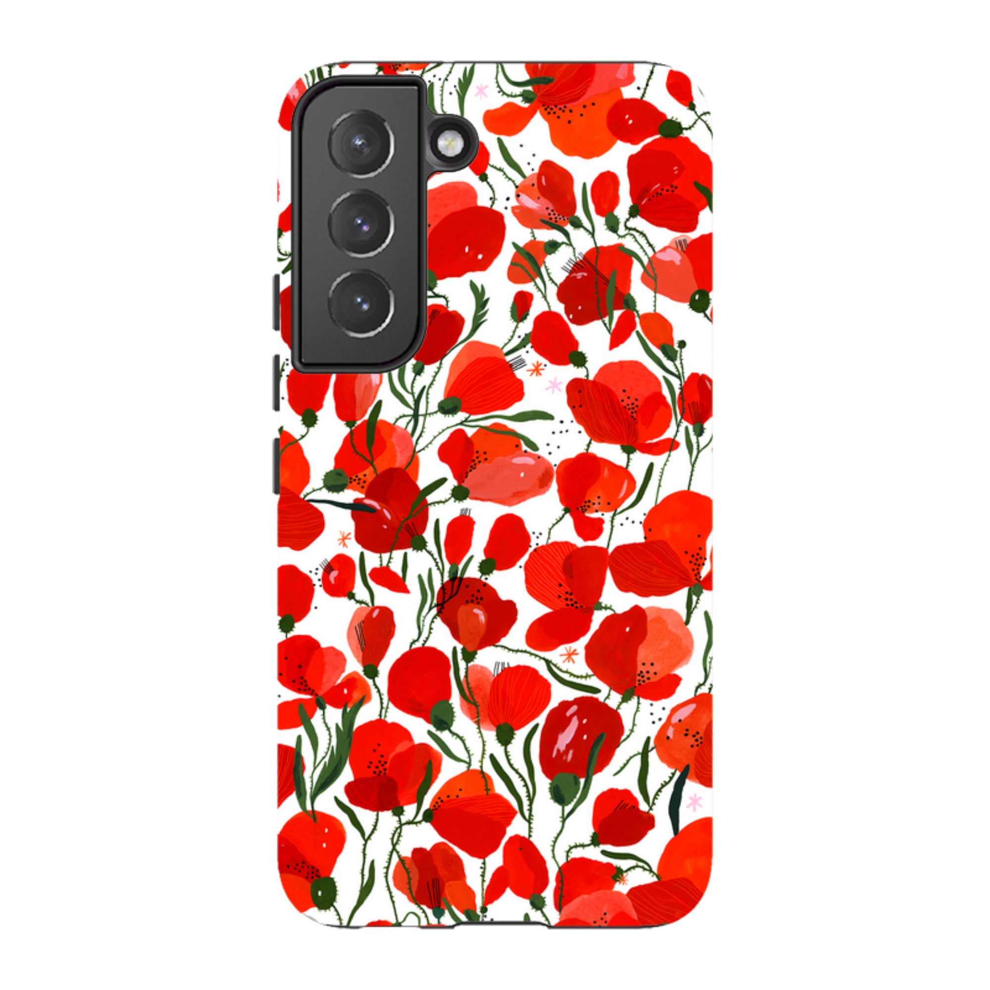 Samsung Tough Case - Poppies Pattern By Madalina Andronic